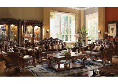 Image for Vendome Cherry Sofa and Loveseat w/5 Pillow