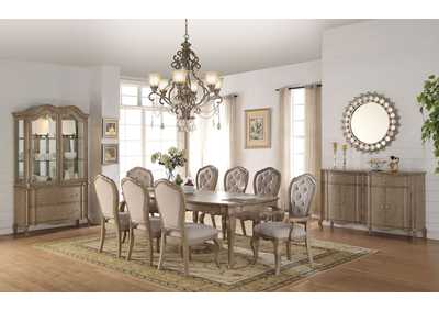 Image for Chelmsford Antique Taupe Dining Table w/2 Armed Chair & 6 Side Chair