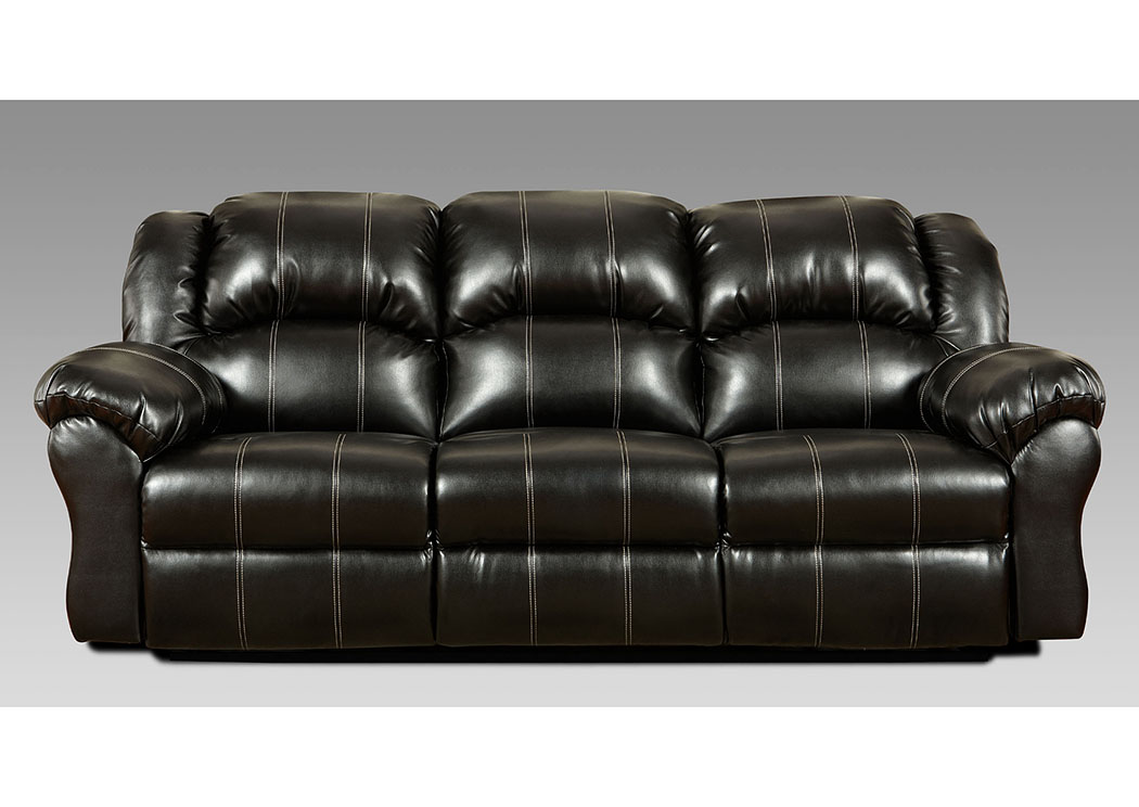 Taos Black Reclining Sofa,Affordable Furniture