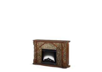 Image for Villa Valencia Classic Chestnut Fireplace (2 Pc)