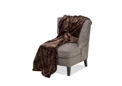 Image for Bailey 56X72 Throw Dark Brown