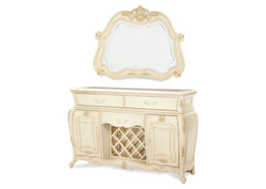 Image for Lavelle Blanc Sideboard & Mirror