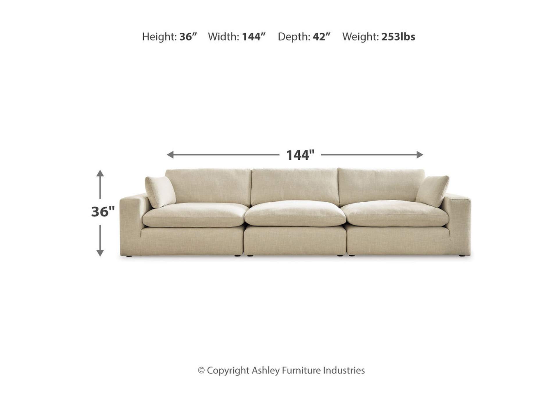 Elyza 3-Piece Sectional Sofa,Benchcraft