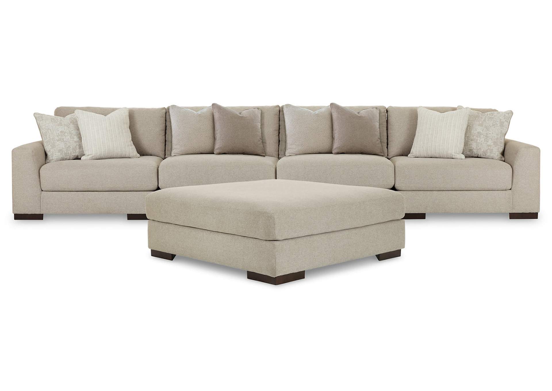 Lyndeboro 4-Piece Sectional with Ottoman,Ashley