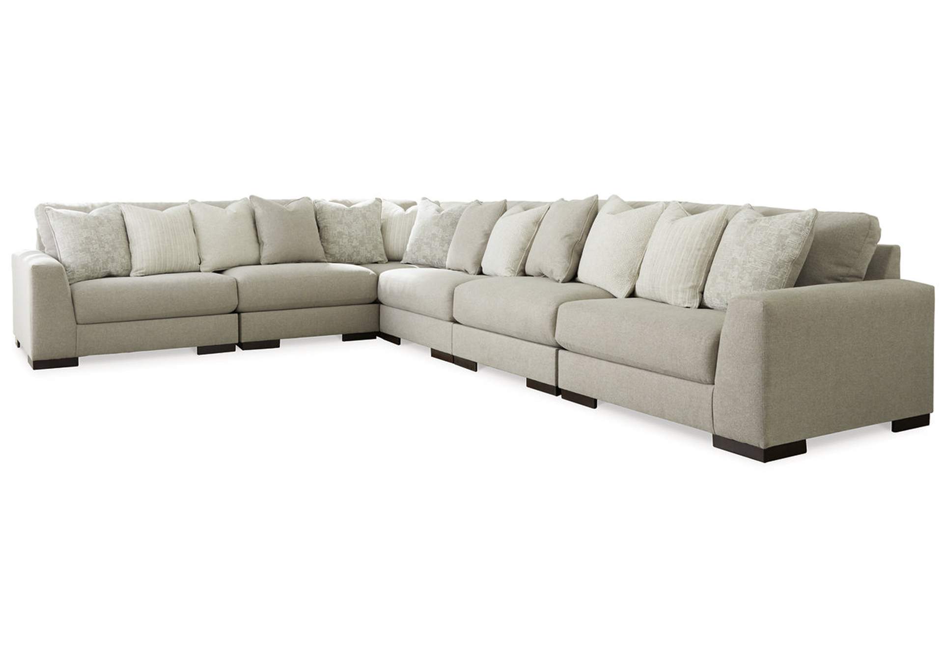 Lyndeboro 6-Piece Sectional with Ottoman,Ashley