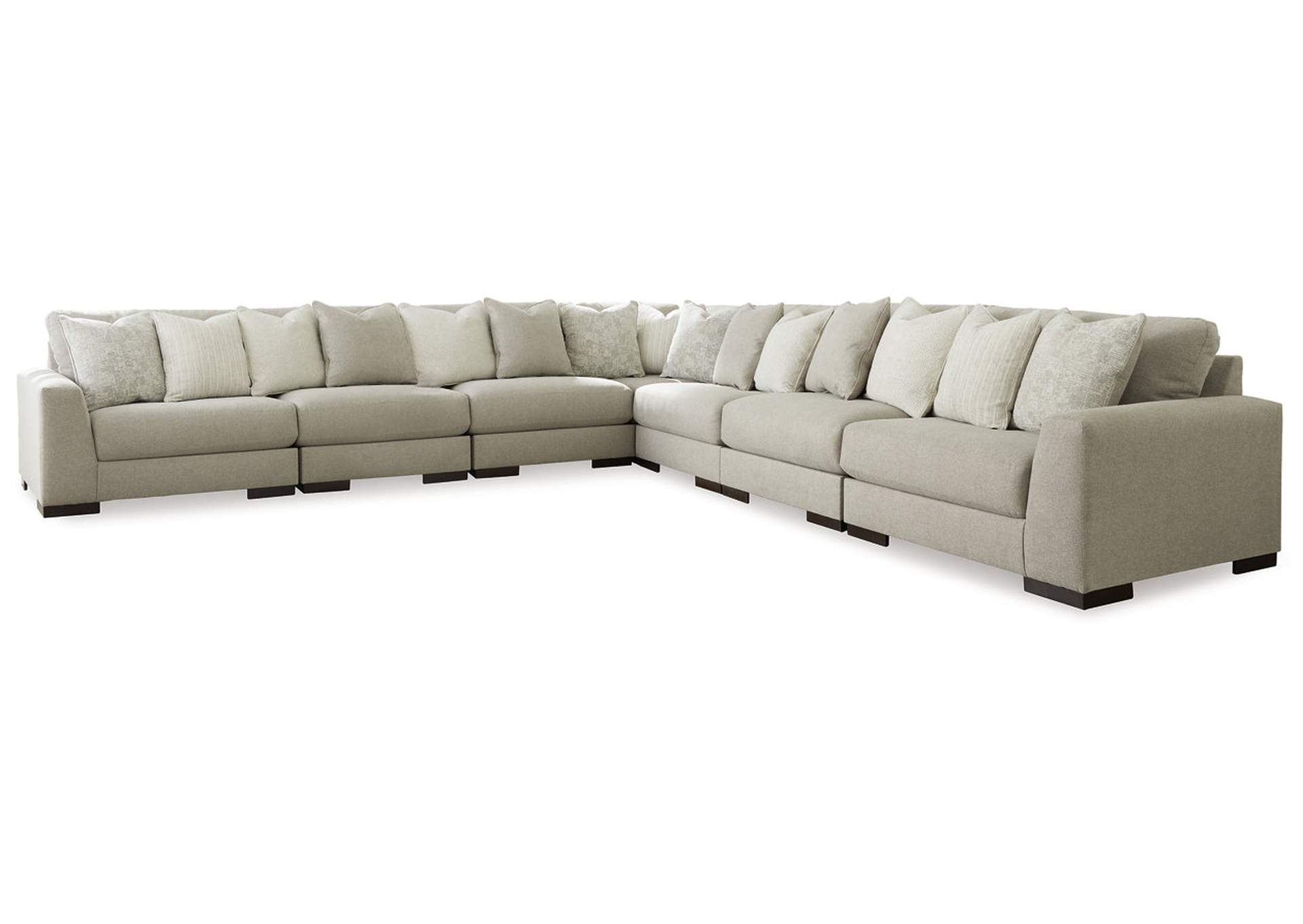 Lyndeboro 7-Piece Sectional with Ottoman,Ashley