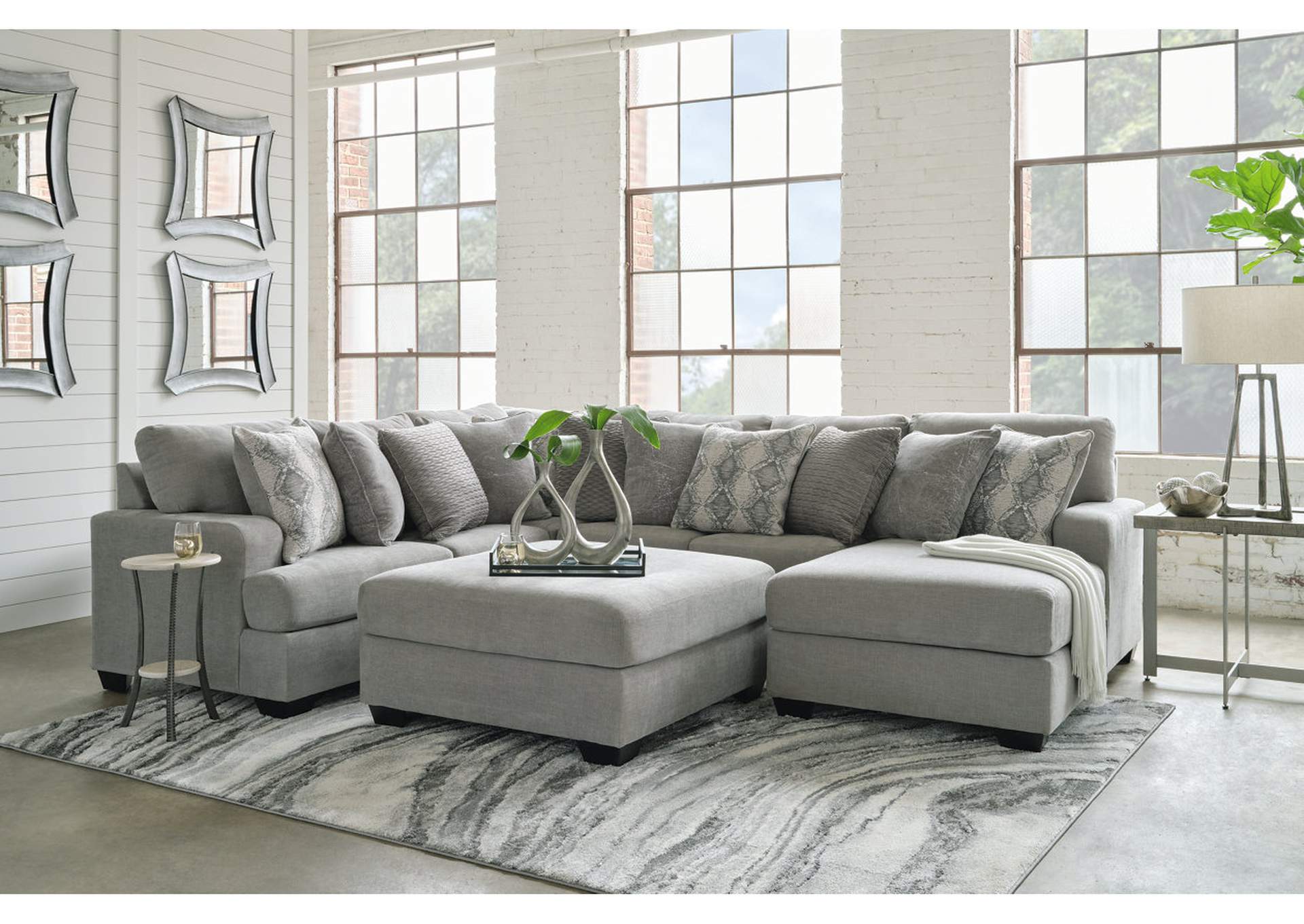 Keener 4-Piece Sectional with Ottoman,Ashley
