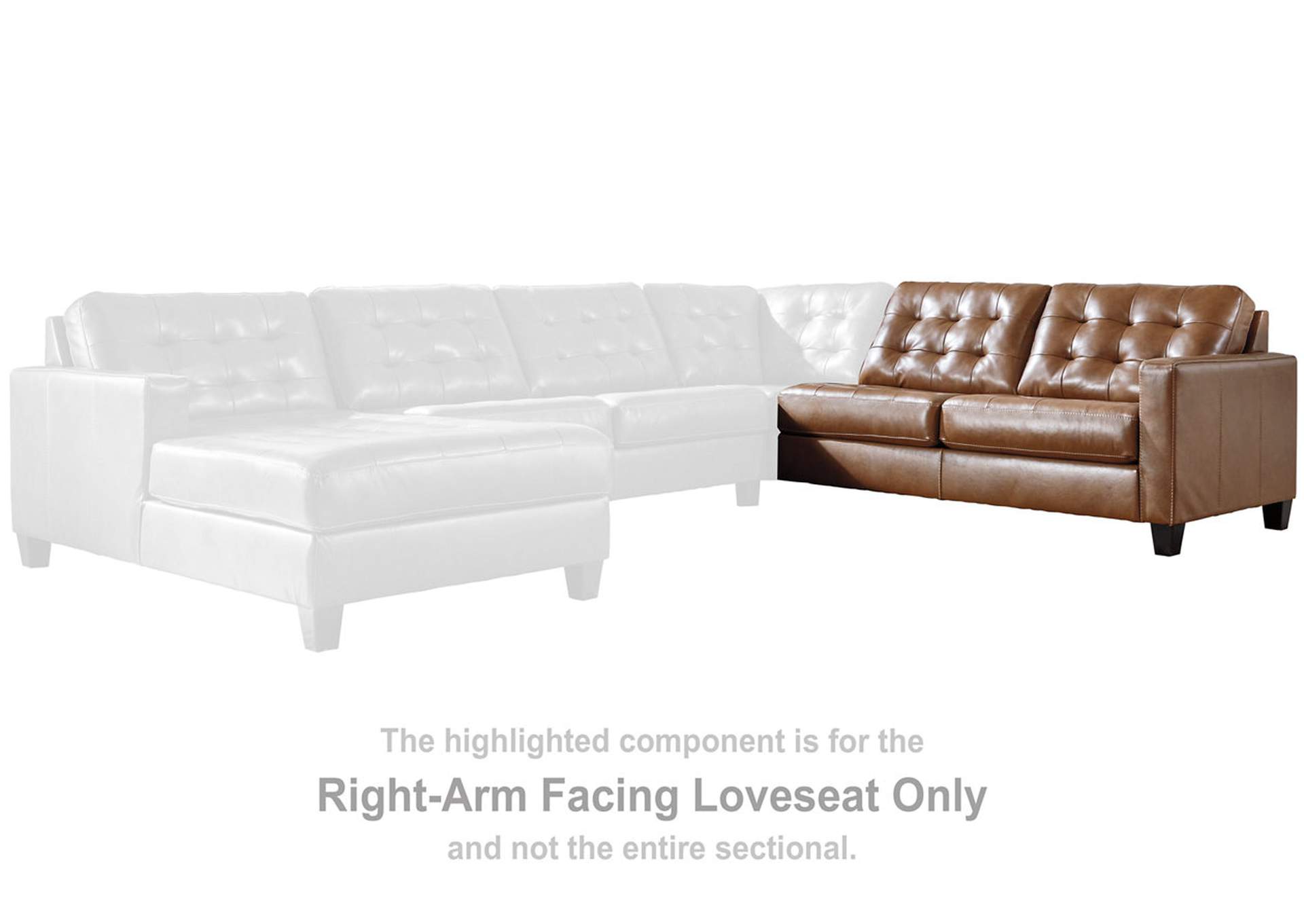 Baskove Right-Arm Facing Loveseat,Signature Design By Ashley