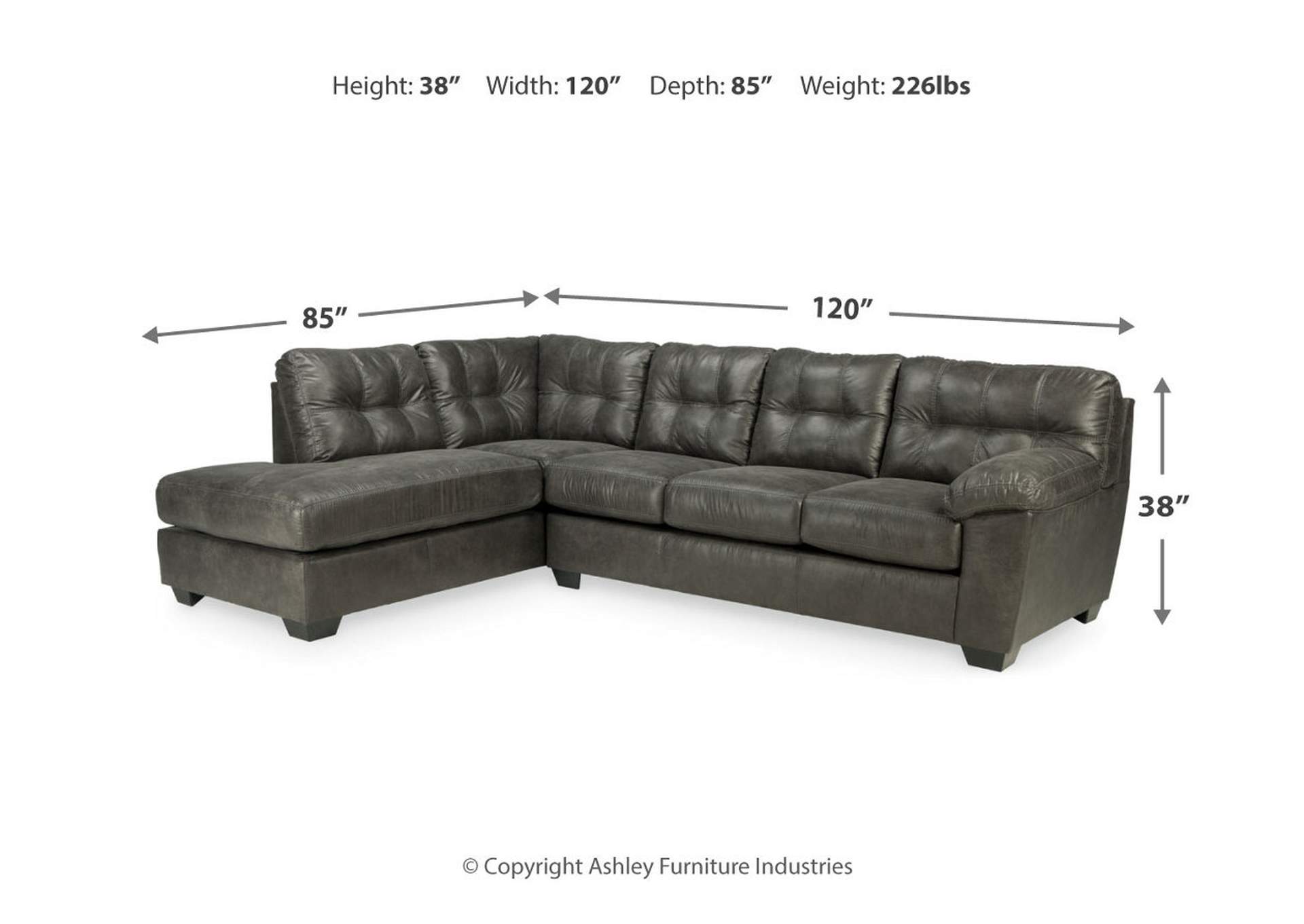 Fallston 2-Piece Sectional with Chaise,Signature Design By Ashley