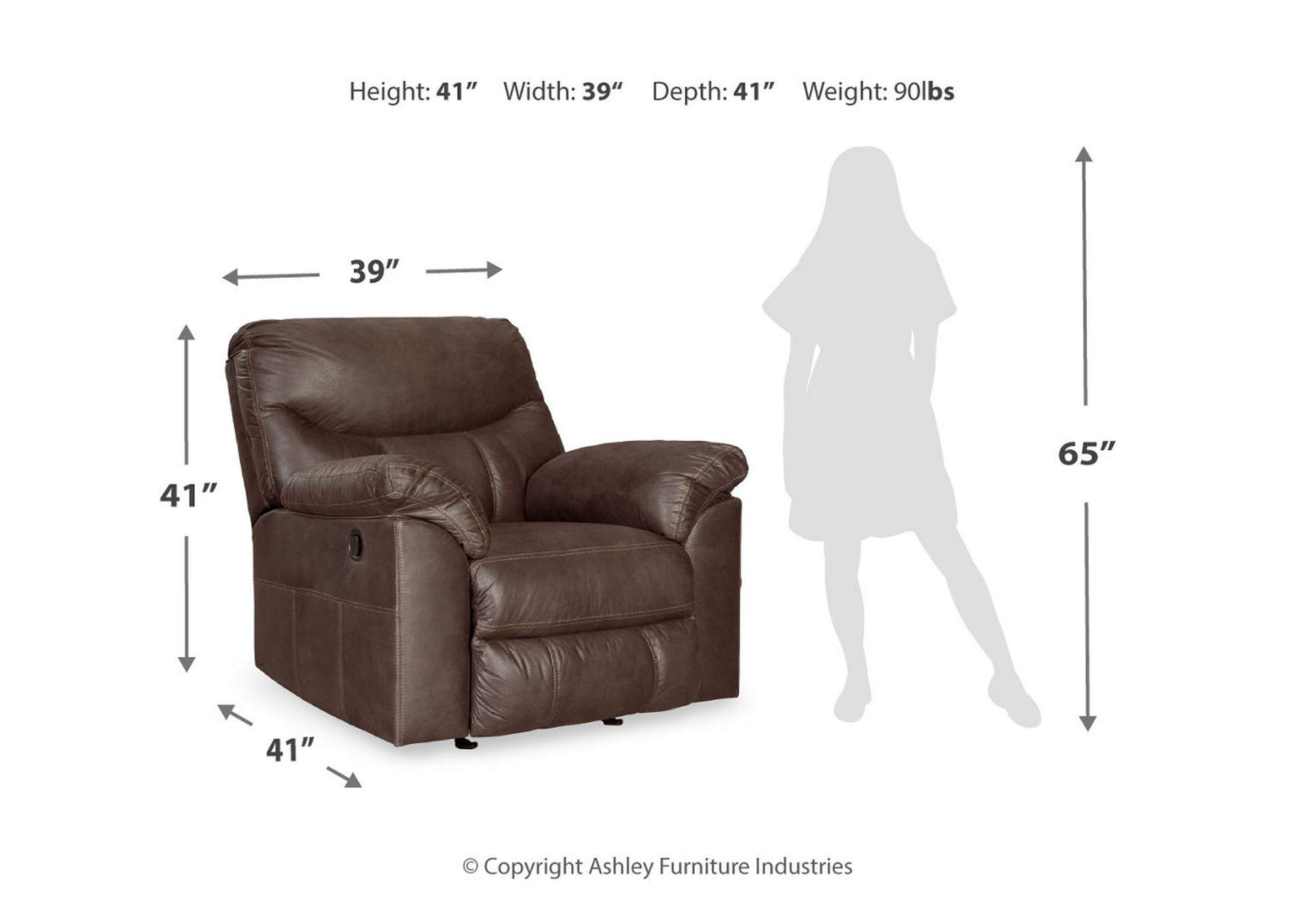 Higdon Recliner,Signature Design By Ashley