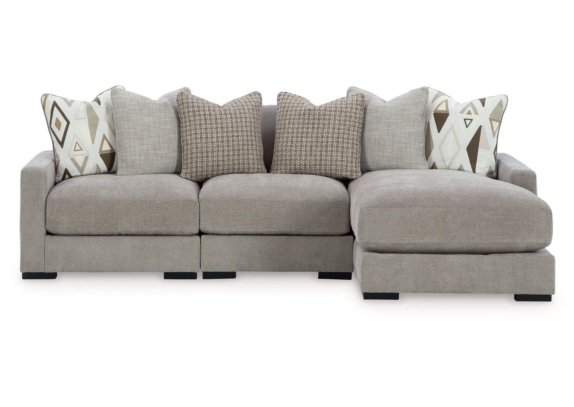 Aslan Court 3-Piece Sofa Sectional with Chaise,Benchcraft