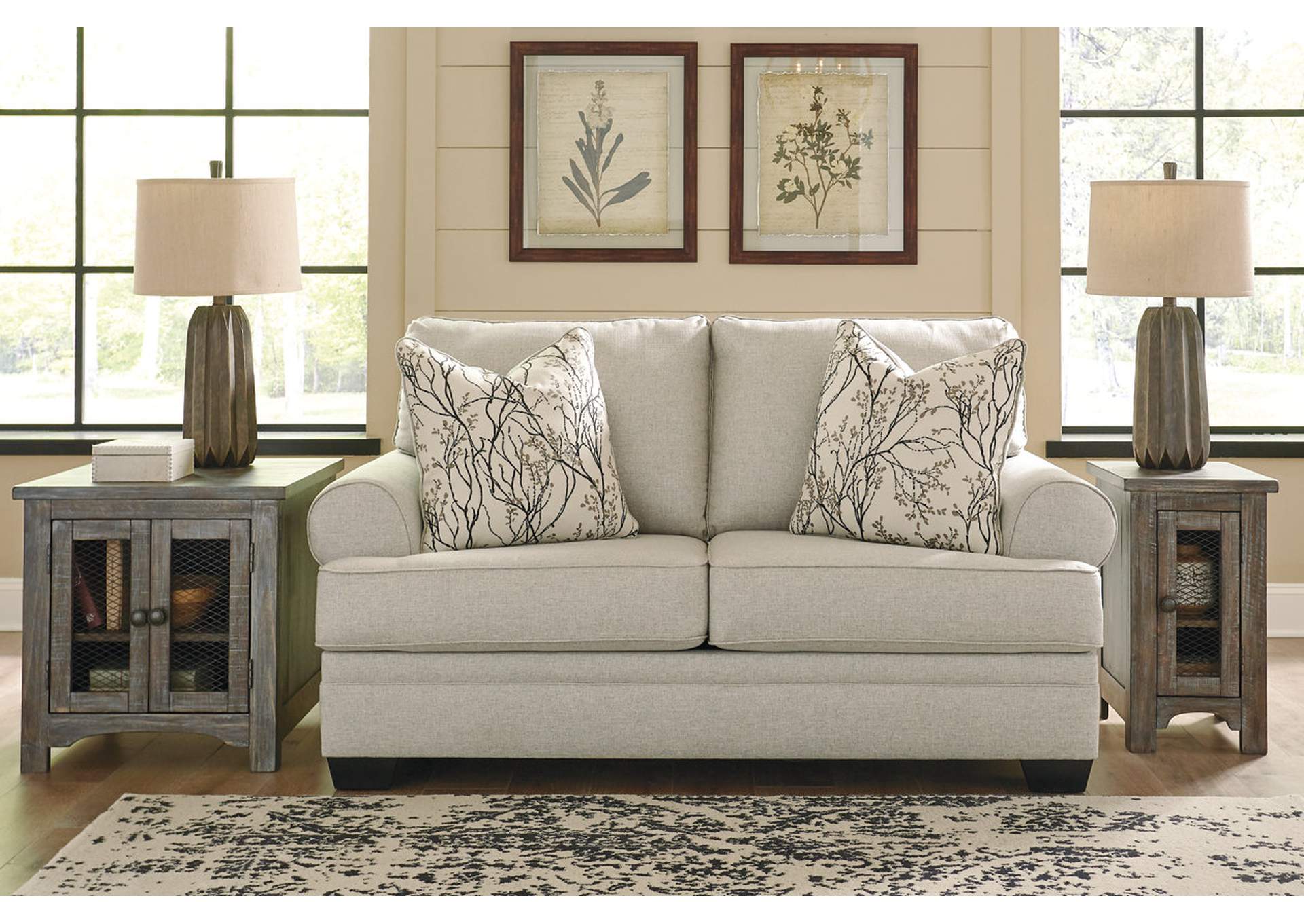 Antonlini Sofa, Loveseat, Oversized Chair and Ottoman,Ashley