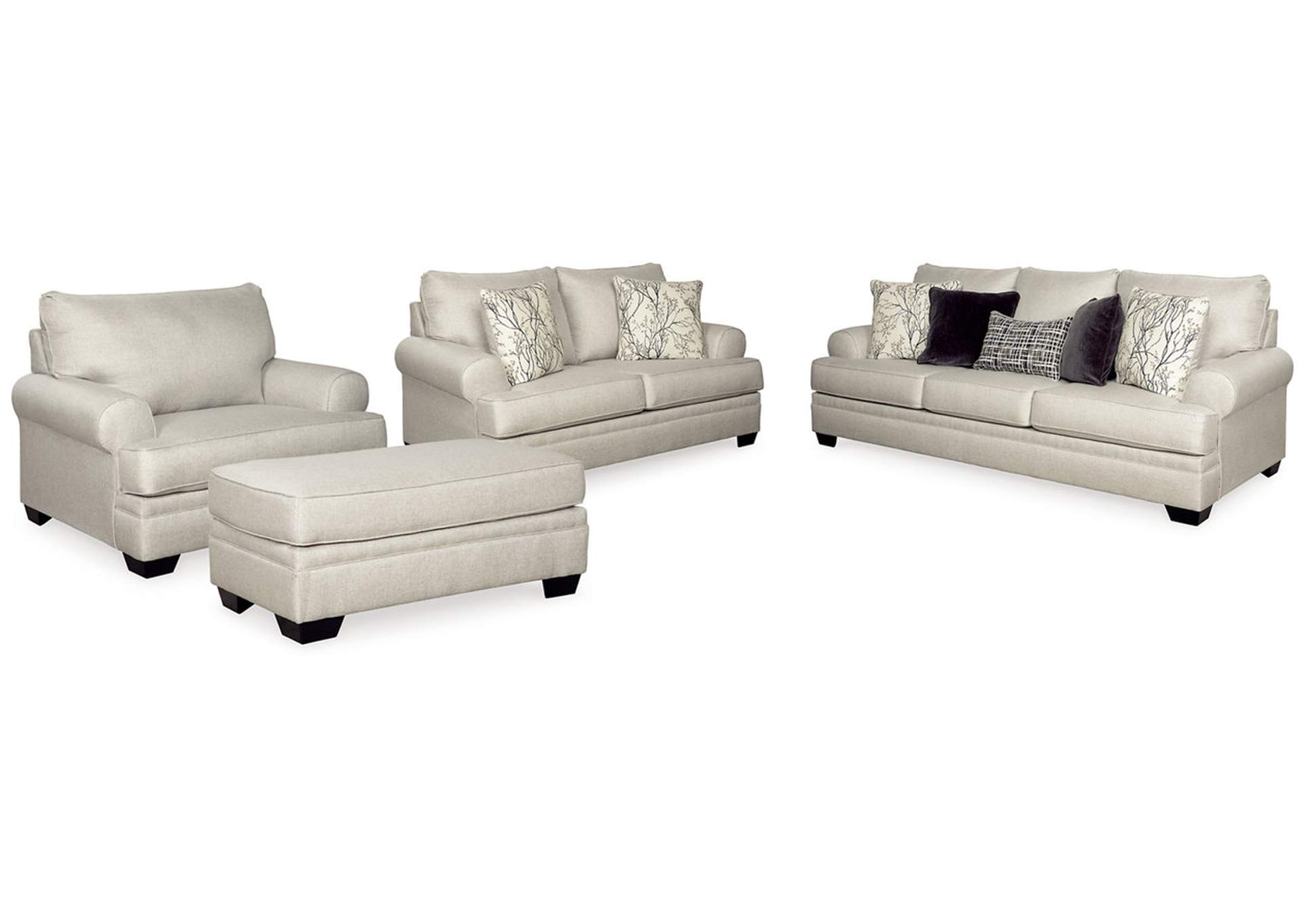 Antonlini Sofa, Loveseat, Oversized Chair and Ottoman,Ashley