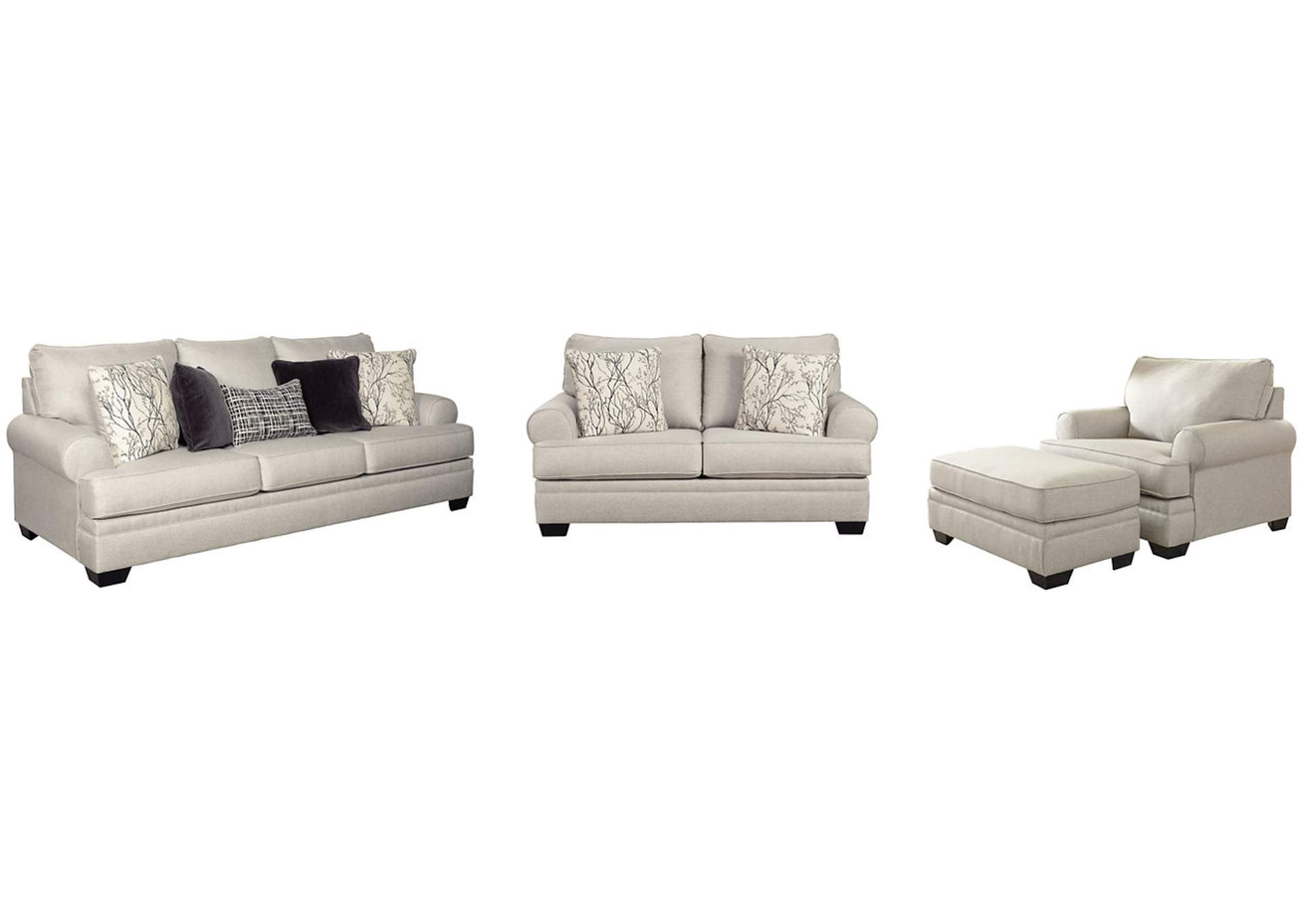 Antonlini Sofa, Loveseat, Chair and Ottoman,Ashley