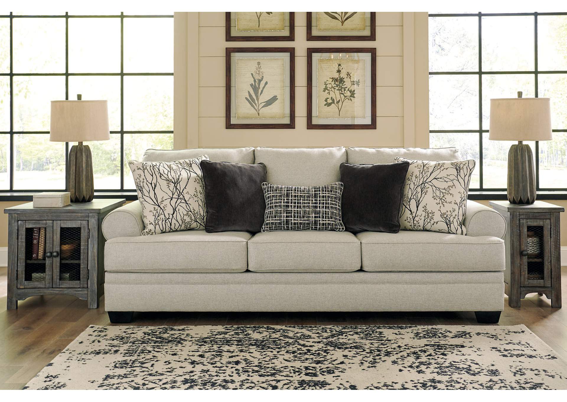 Antonlini Sofa, Loveseat, Oversized Chair and Ottoman,Ashley