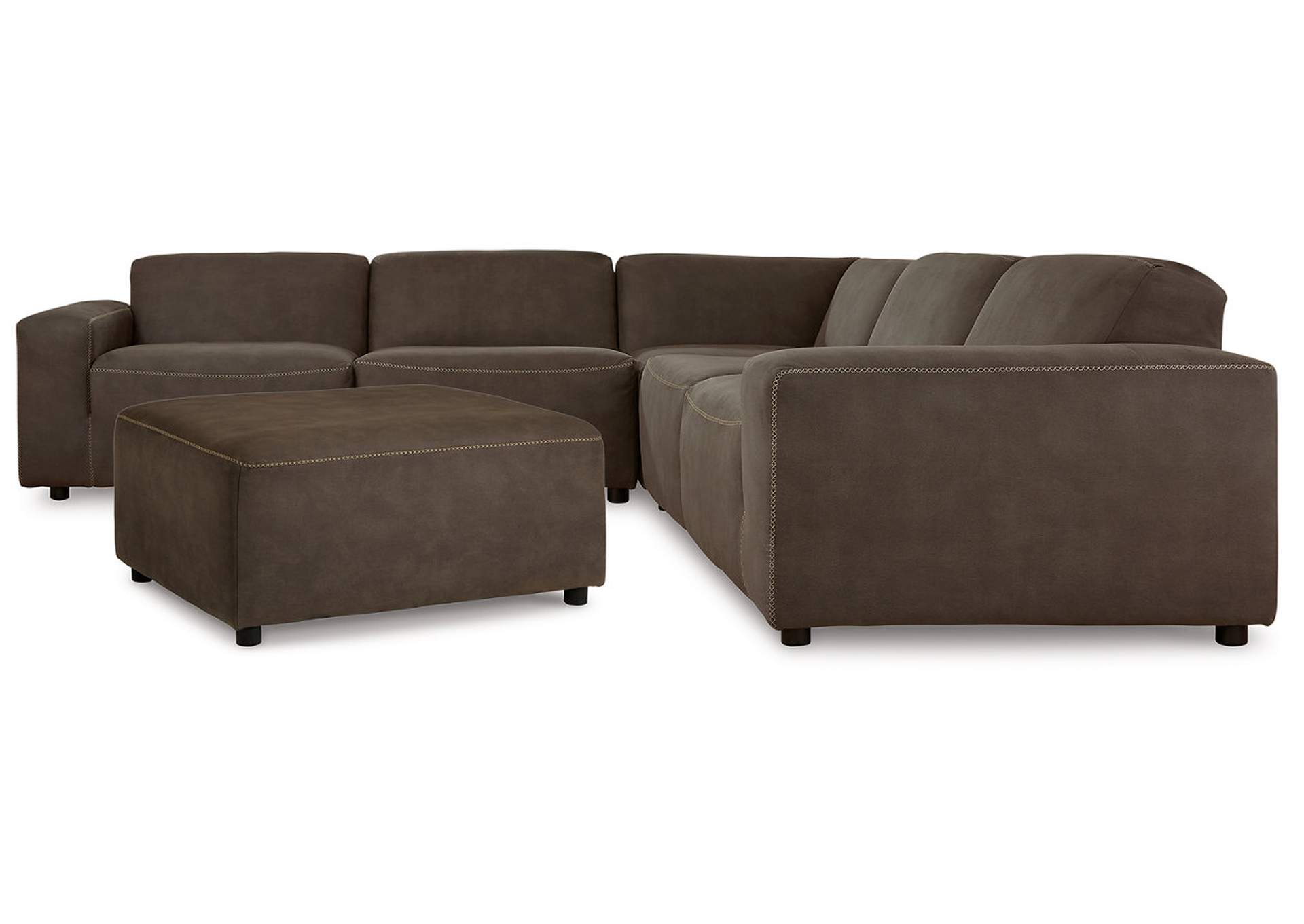 Allena 5-Piece Sectional with Ottoman,Signature Design By Ashley