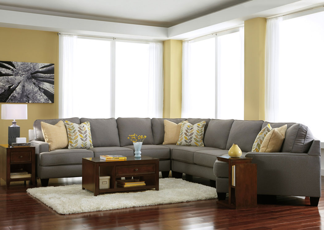 Chamberly Alloy Cuddler End Extended Sectional,ABF Signature Design by Ashley