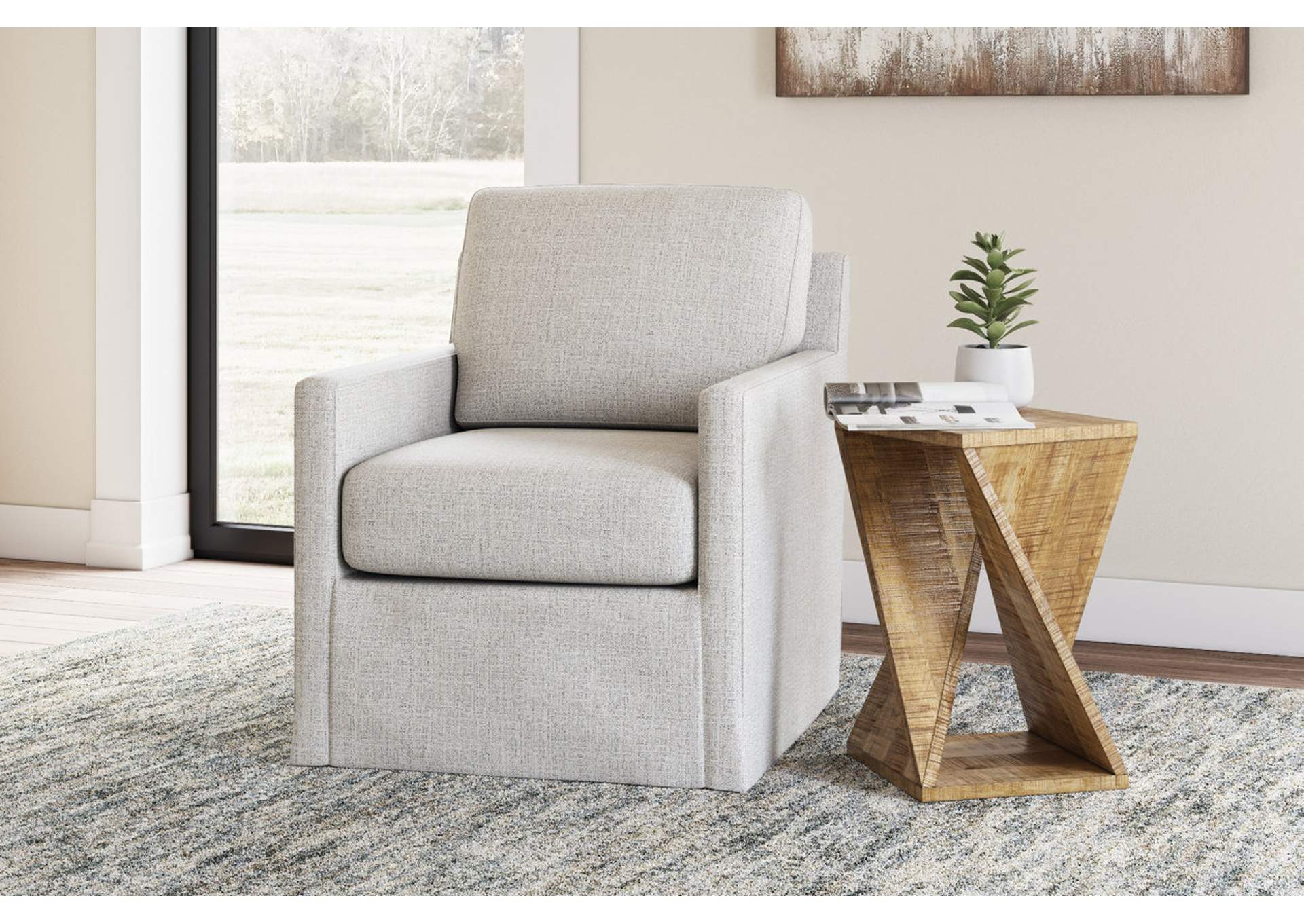 Nenana Next-Gen Nuvella Swivel Glider Accent Chair,Signature Design By Ashley