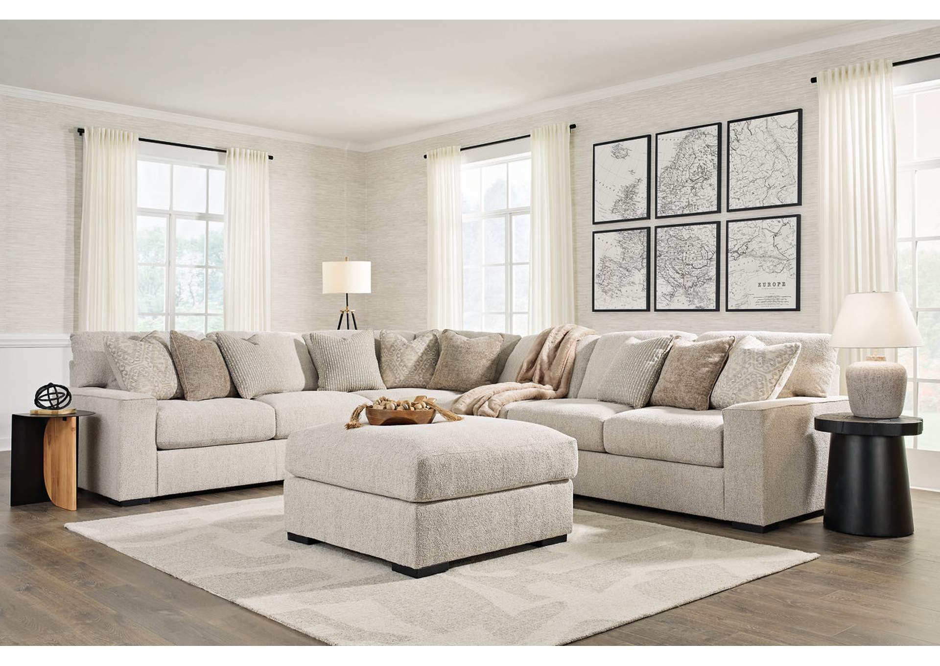 Ballyton 4-Piece Sectional with Ottoman,Benchcraft