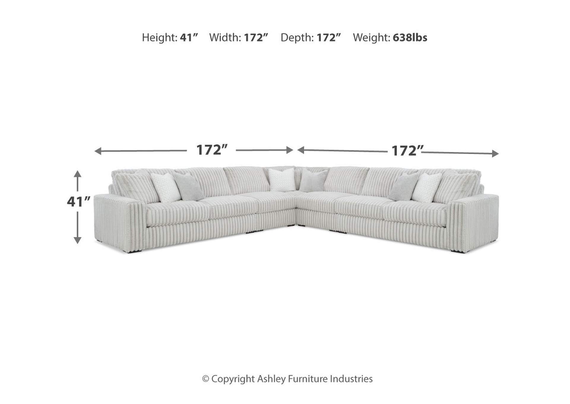 Stupendous 5-Piece Sectional,Signature Design By Ashley