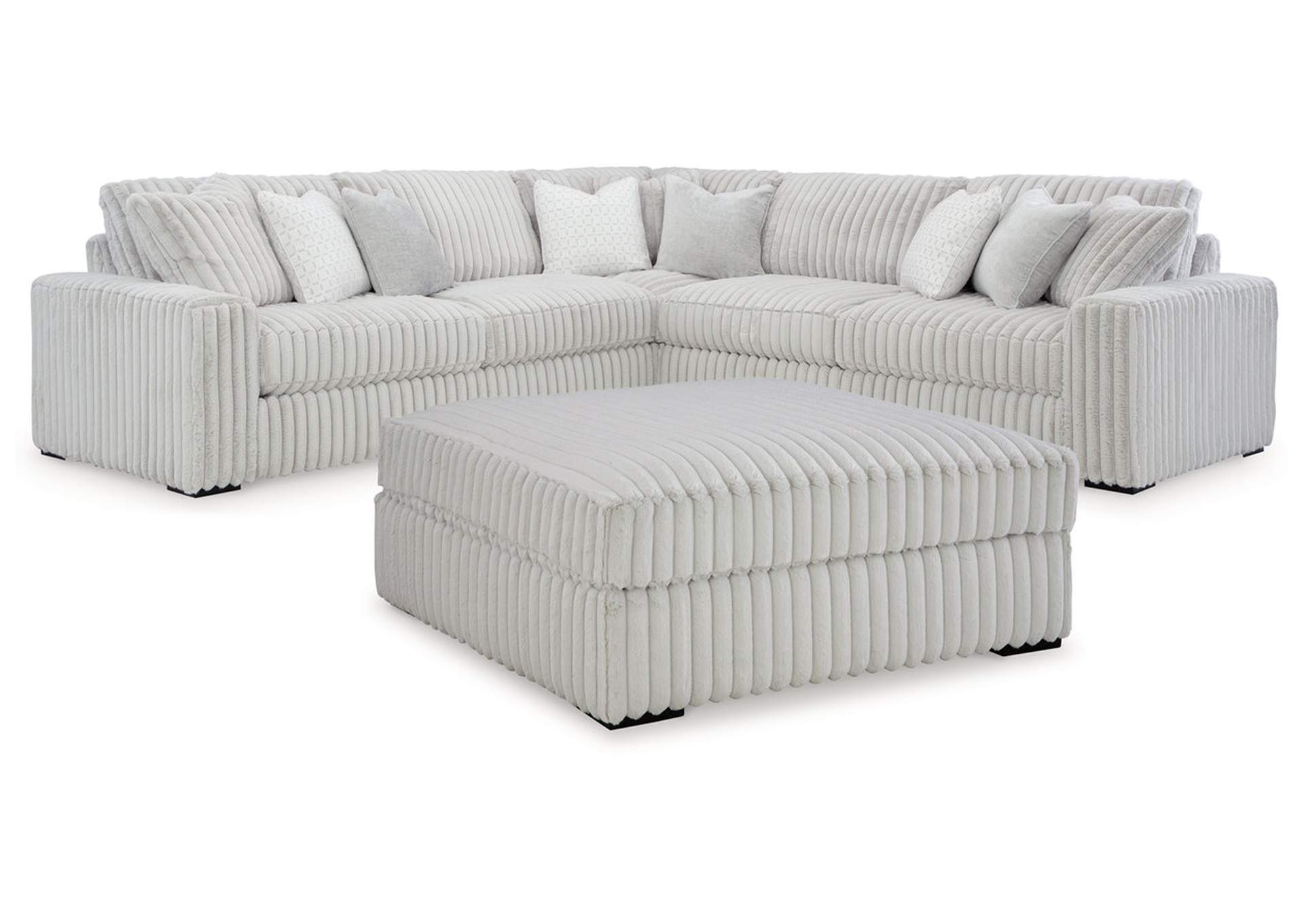 Stupendous 3-Piece Sectional with Ottoman,Signature Design By Ashley