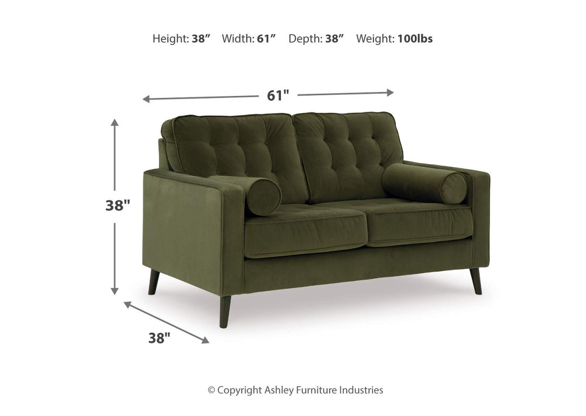 Reveon Lakes Loveseat,Ashley