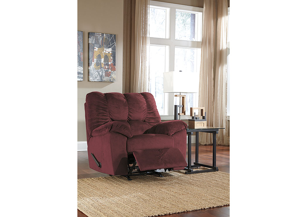 Julson Burgundy Rocker Recliner,ABF Signature Design by Ashley