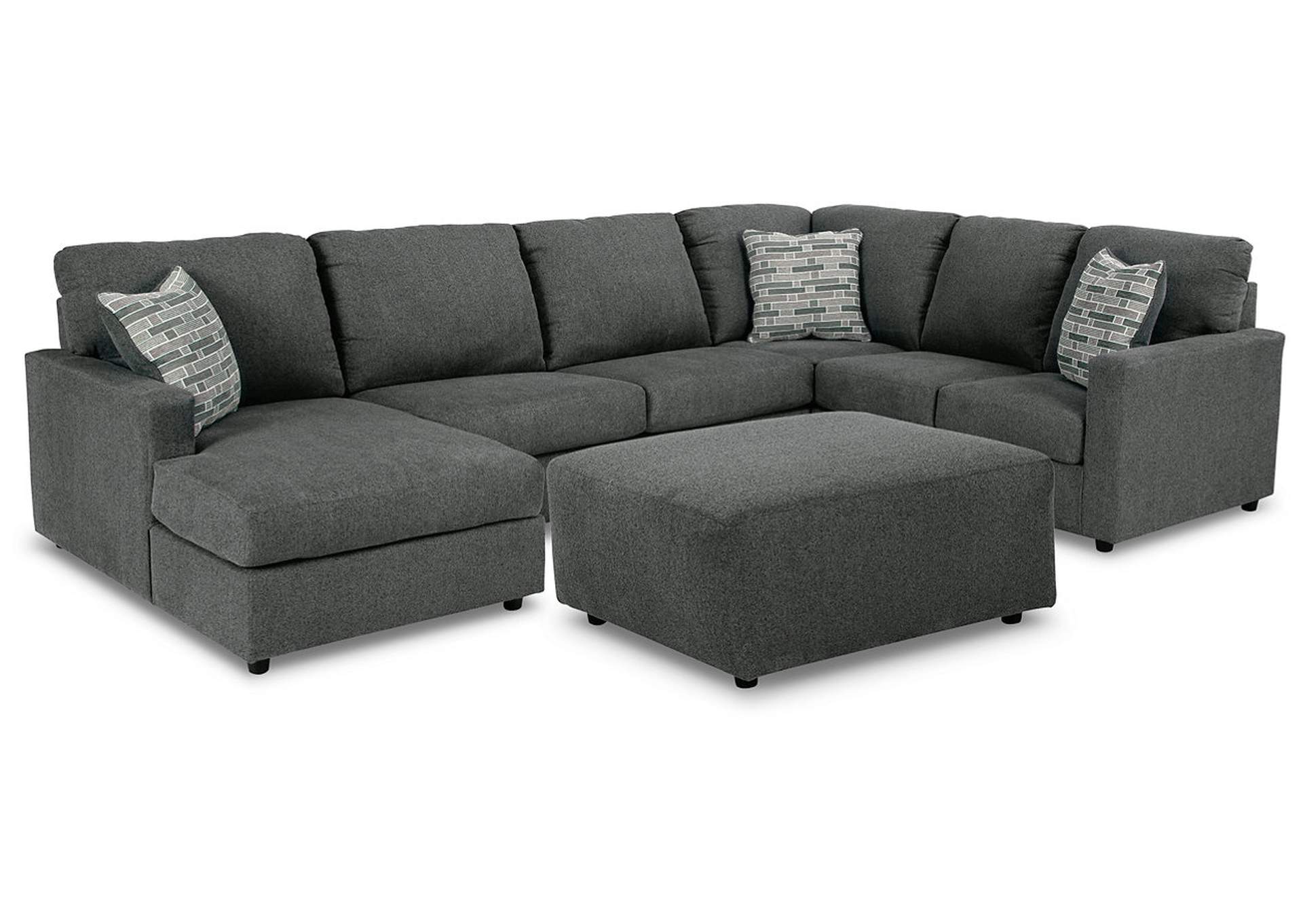 Edenfield 3-Piece Sectional with Ottoman,Signature Design By Ashley