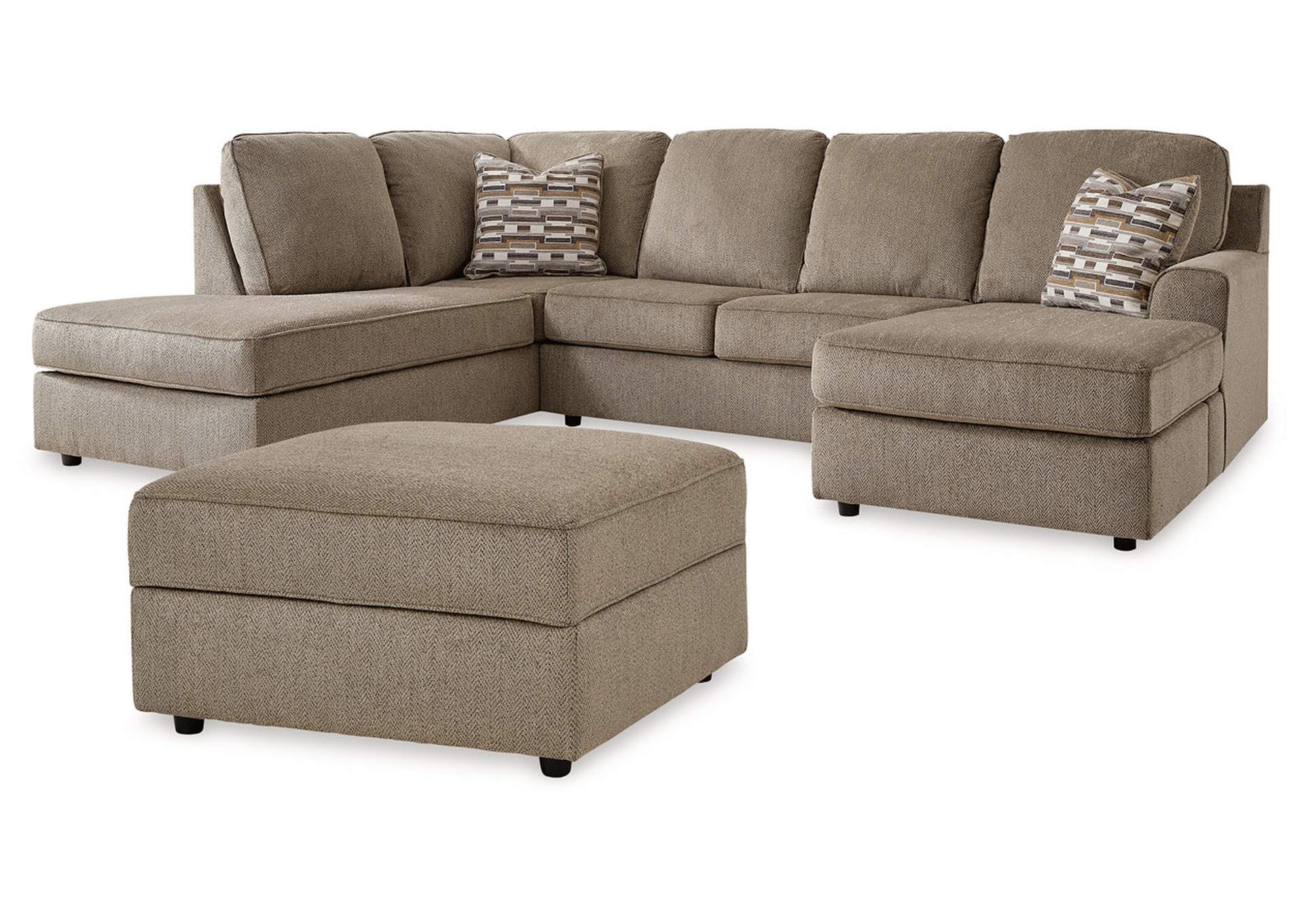 O'Phannon 2-Piece Sectional with Ottoman,Signature Design By Ashley