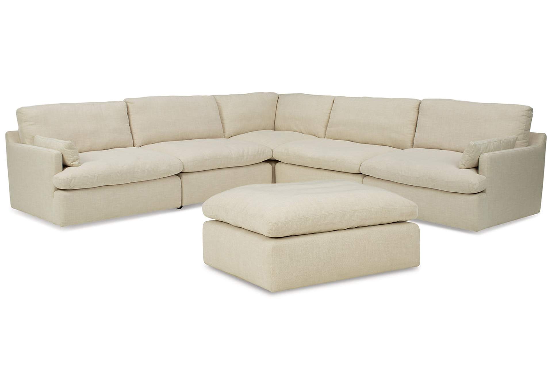 Tanavi 5-Piece Sectional with Ottoman,Millennium