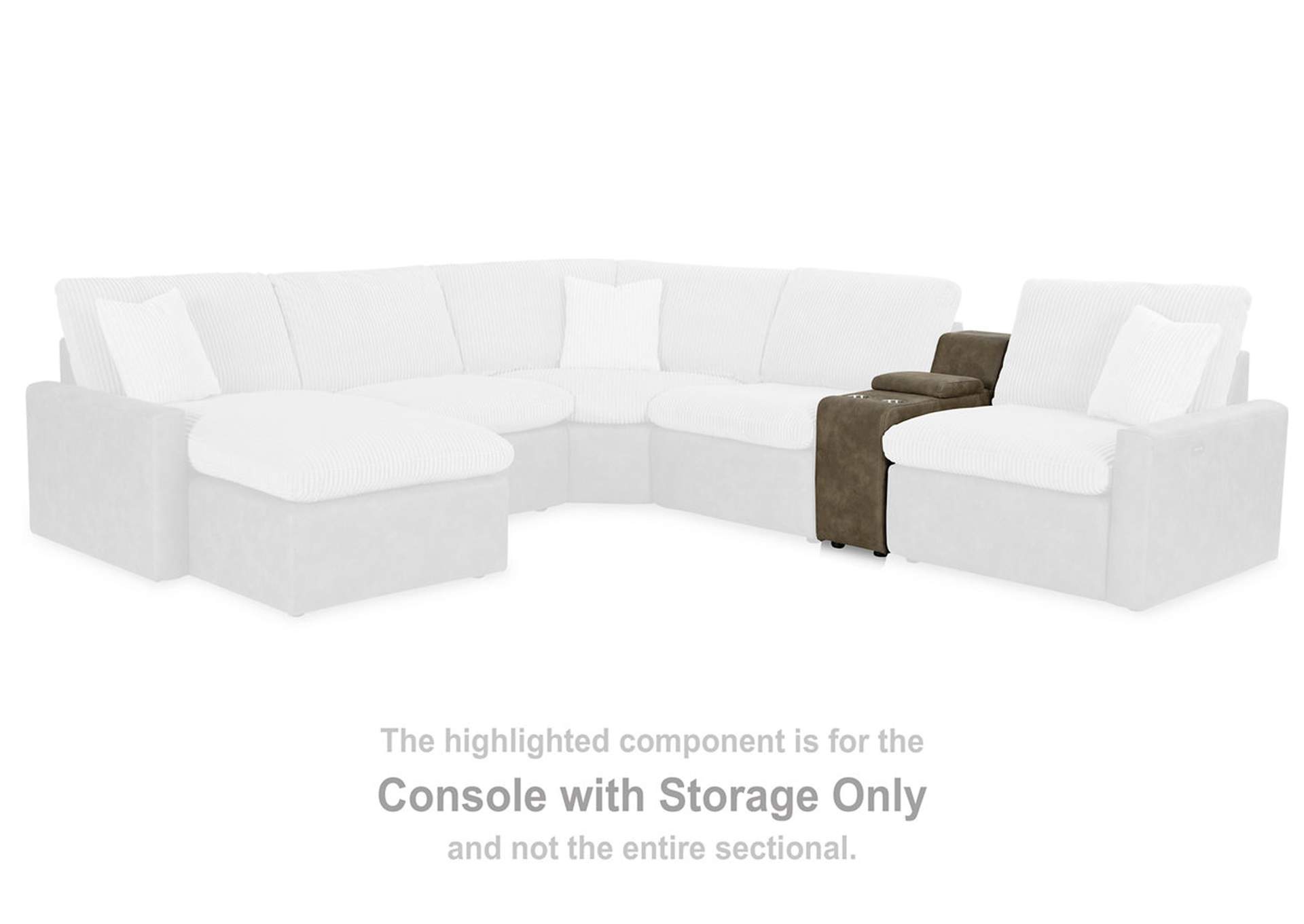Windoll 2-Piece Power Reclining Sectional Loveseat with Console,Signature Design By Ashley