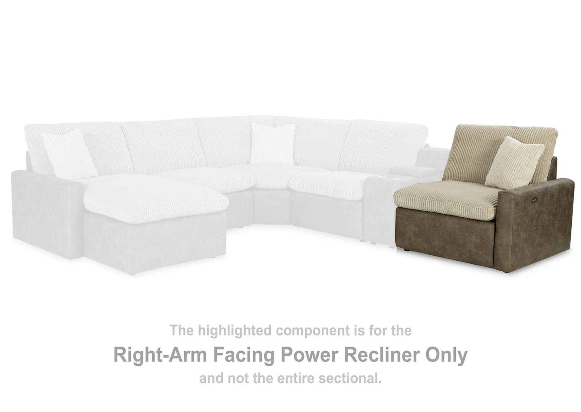 Windoll 2-Piece Power Reclining Sectional Loveseat,Signature Design By Ashley