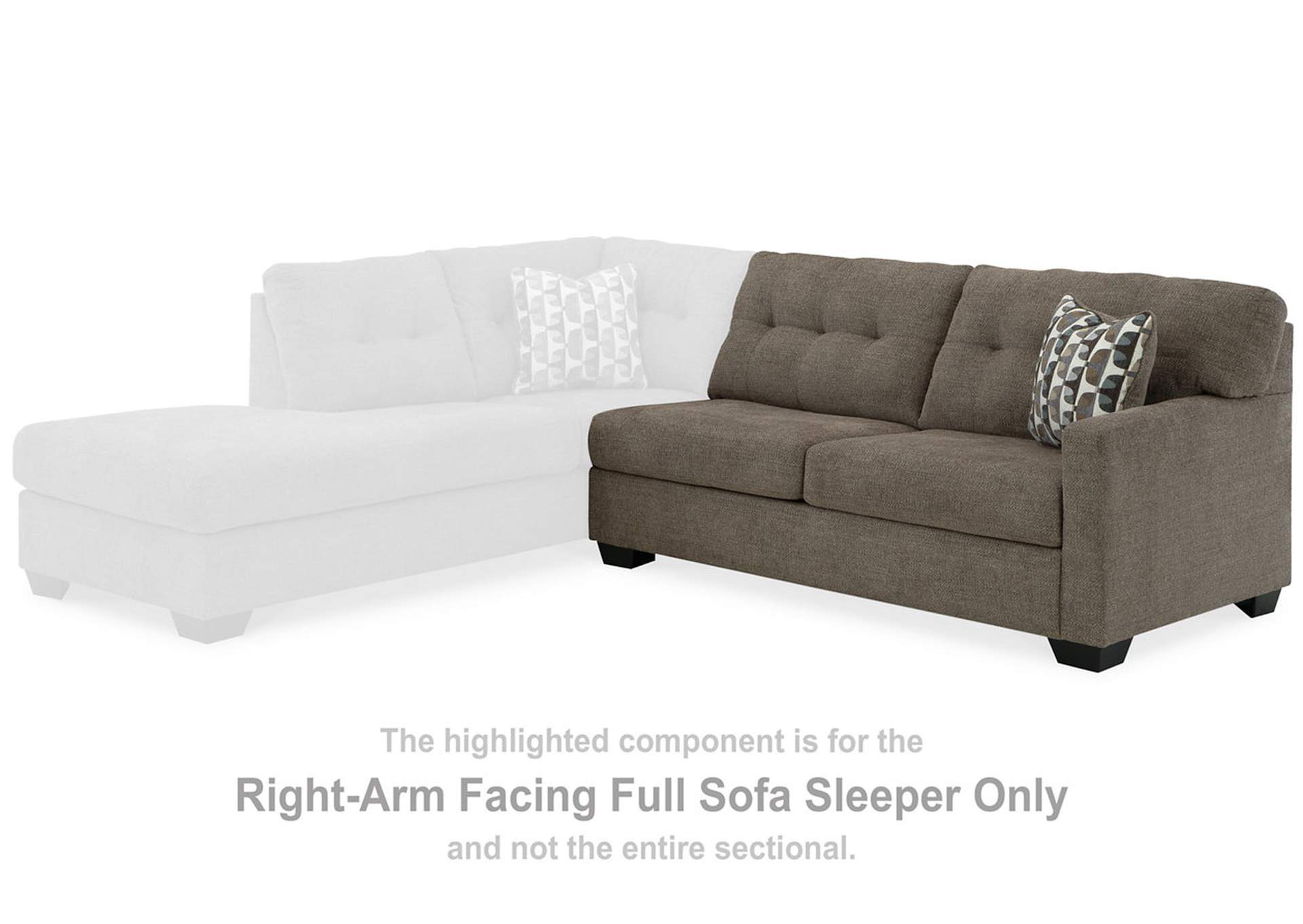 Mahoney Right-Arm Facing Full Sofa Sleeper,Signature Design By Ashley