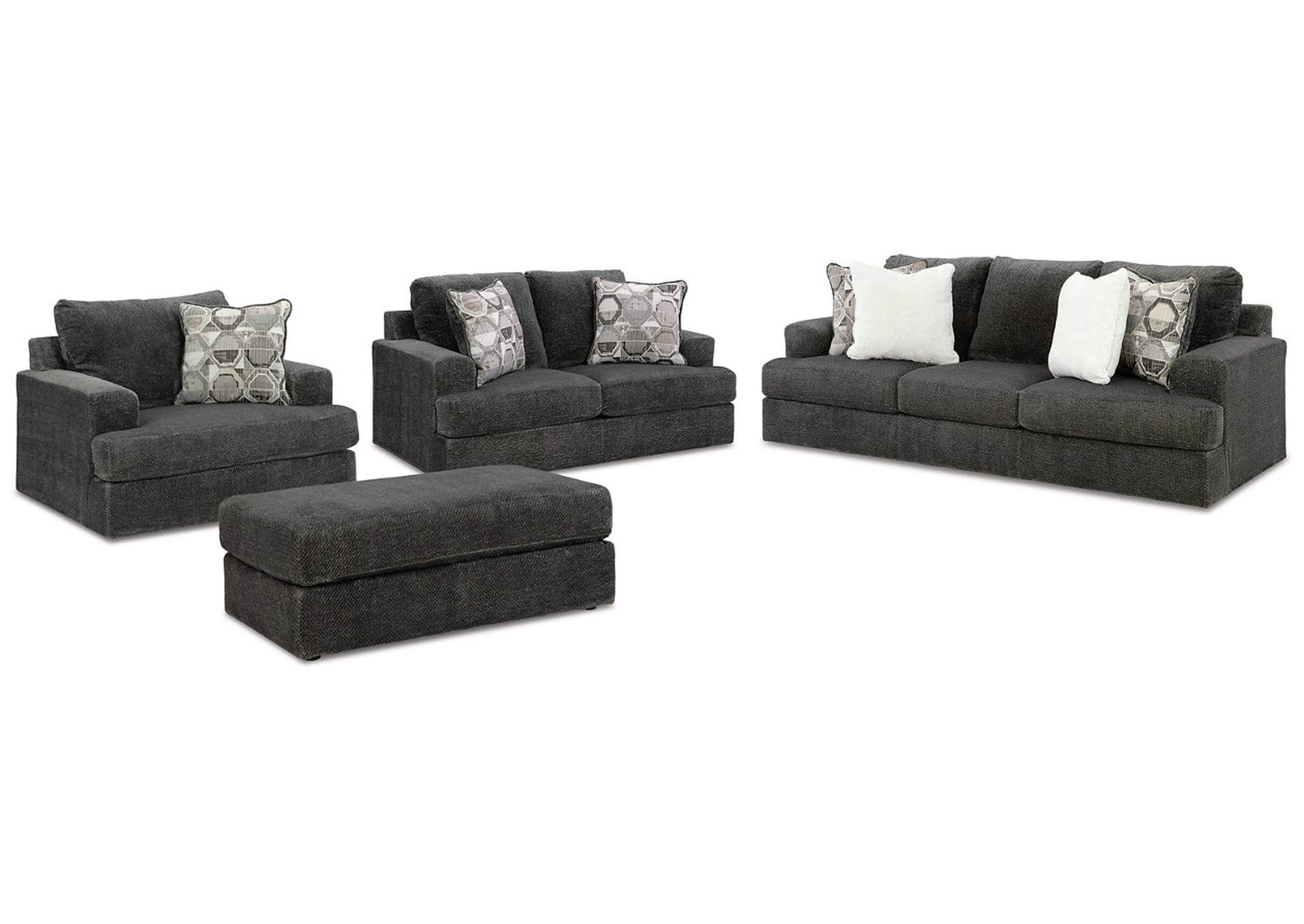 Karinne Sofa, Loveseat, Chair and Ottoman,Signature Design By Ashley