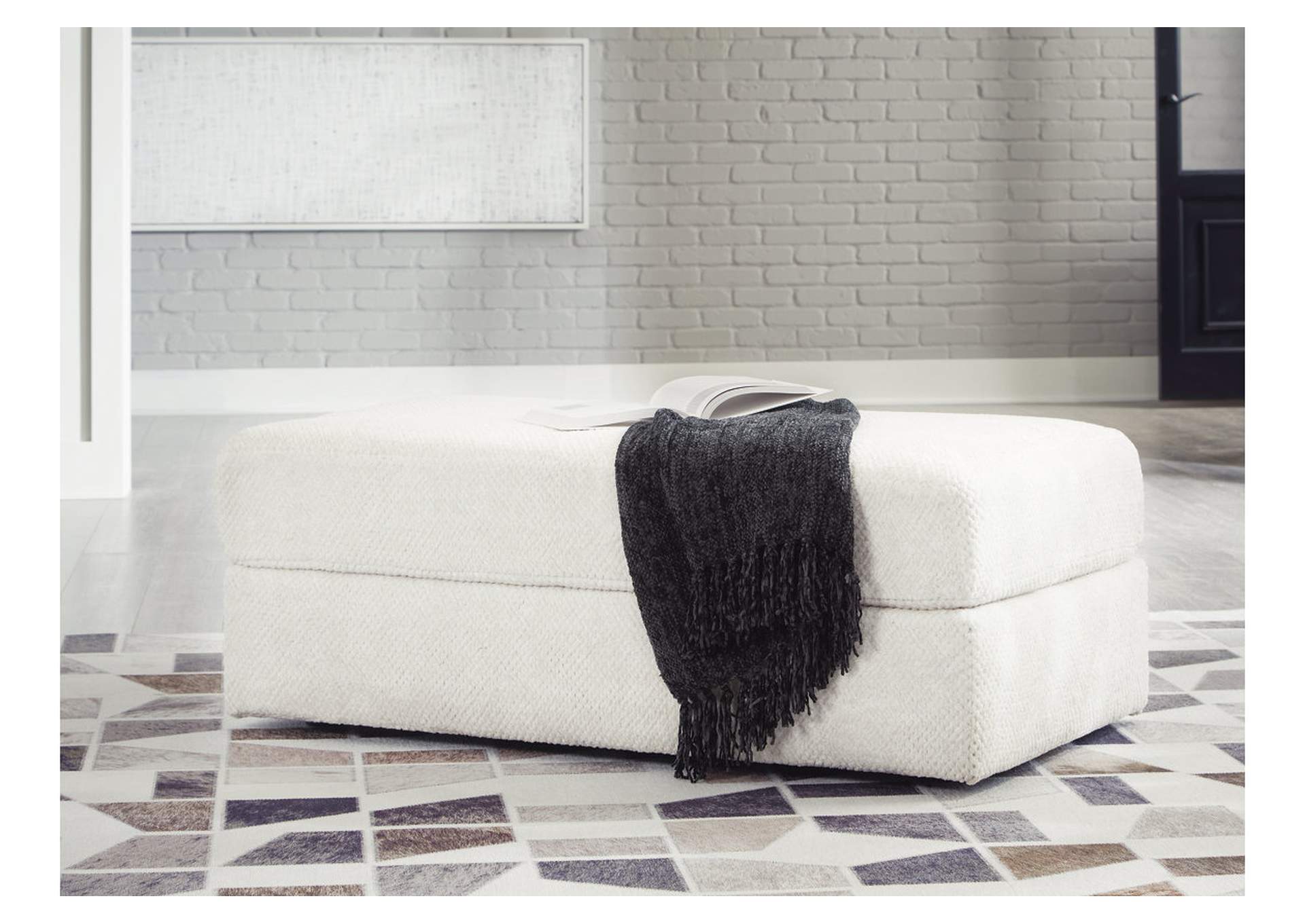 Karinne Oversized Accent Ottoman,Signature Design By Ashley