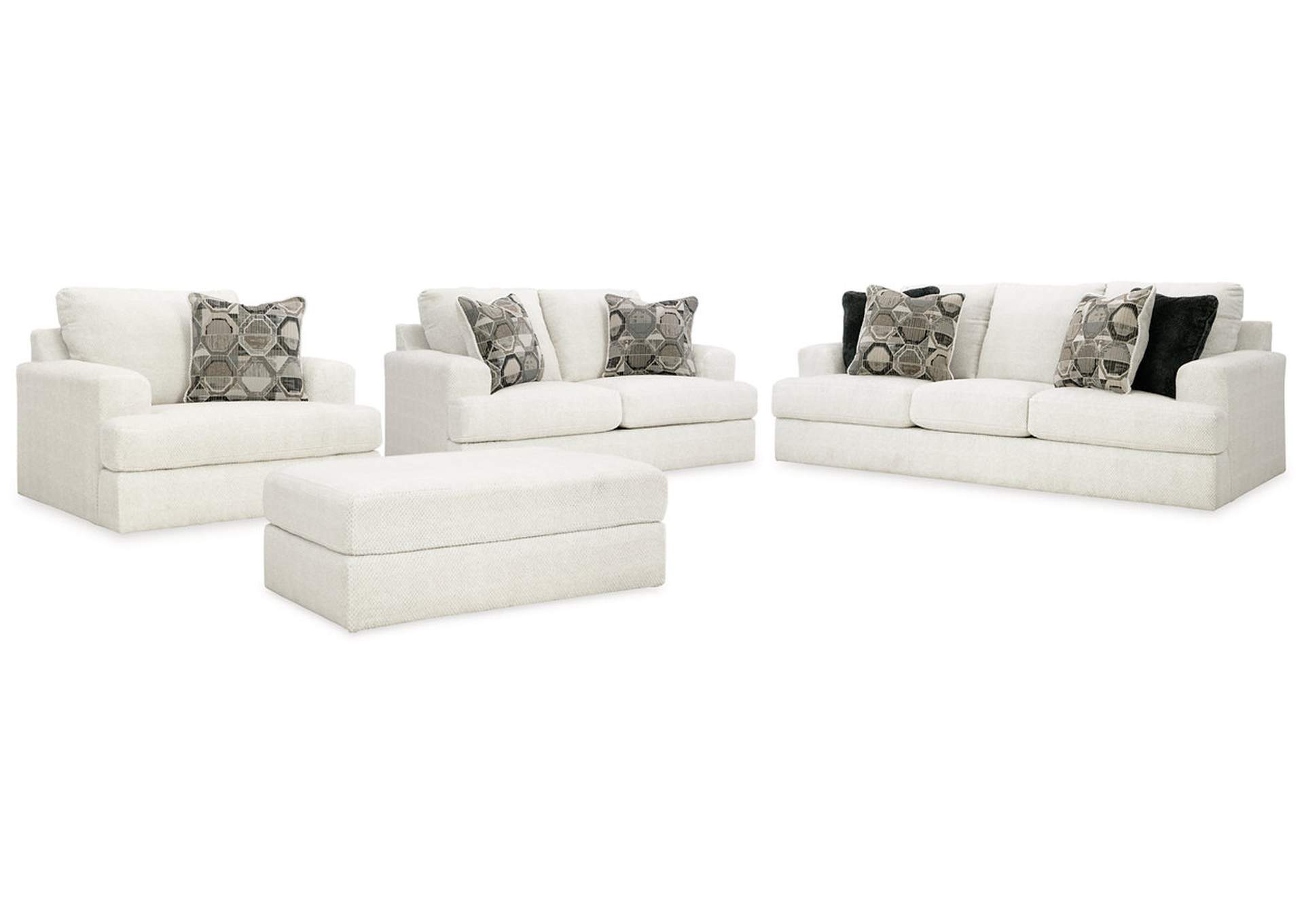 Karinne Sofa, Loveseat, Chair and Ottoman,Signature Design By Ashley