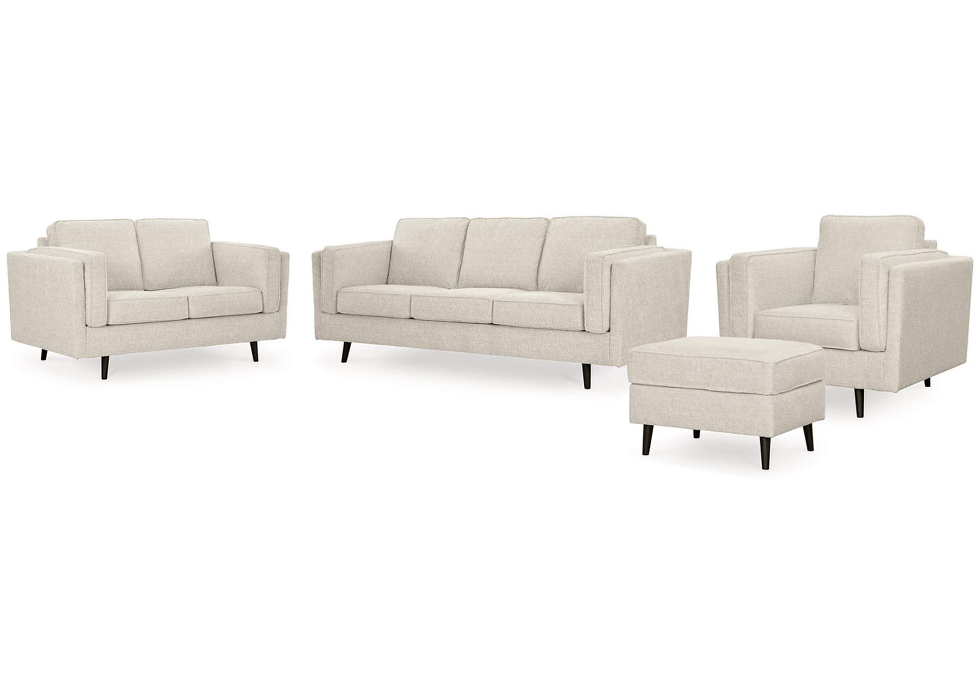 Maimz Sofa, Loveseat, Chair and Ottoman,Ashley