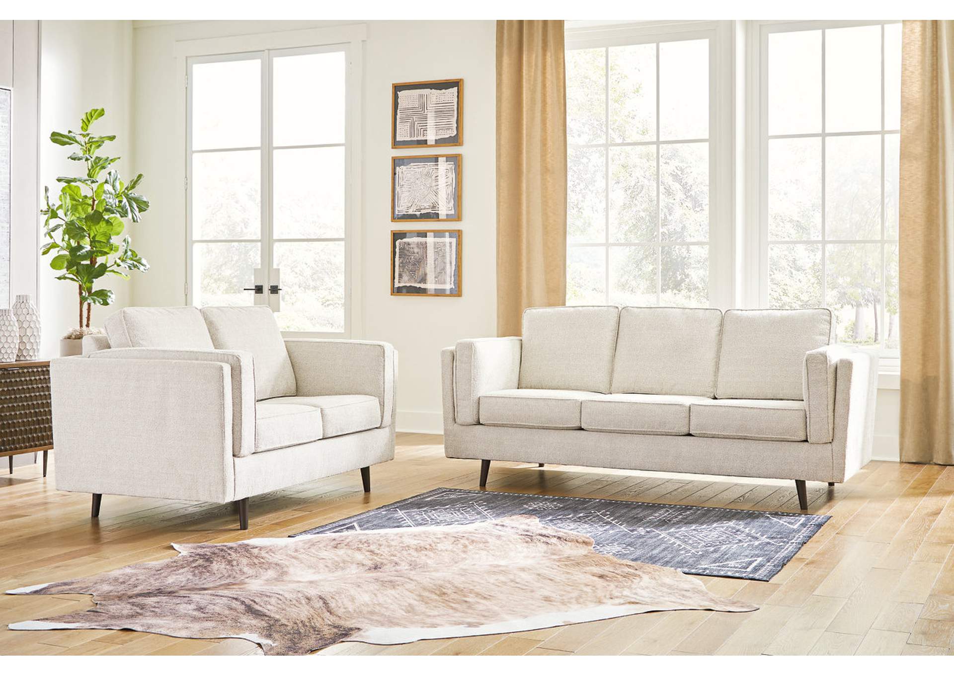 Maimz Sofa, Loveseat, Chair and Ottoman,Ashley