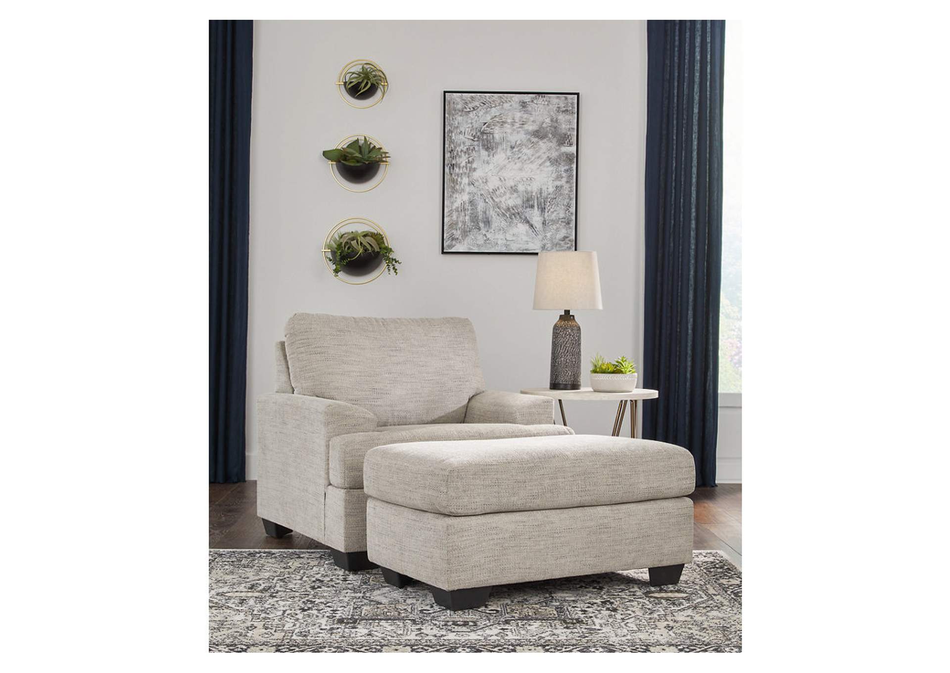 Vayda Chair and Ottoman,Signature Design By Ashley