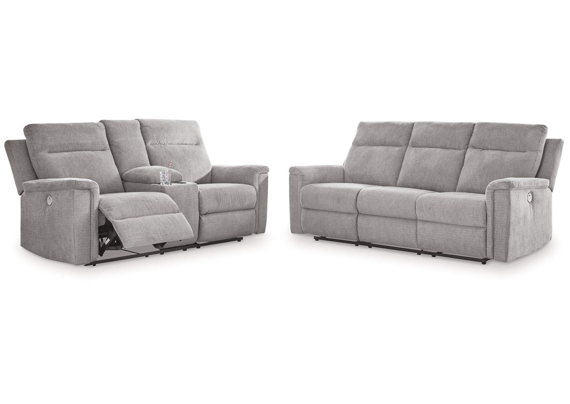 Barnsana Power Reclining Sofa and Loveseat,Signature Design By Ashley