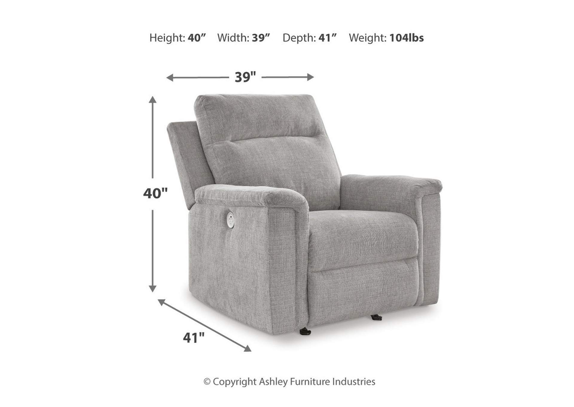 Barnsana Power Reclining Sofa, Loveseat and Recliner,Signature Design By Ashley