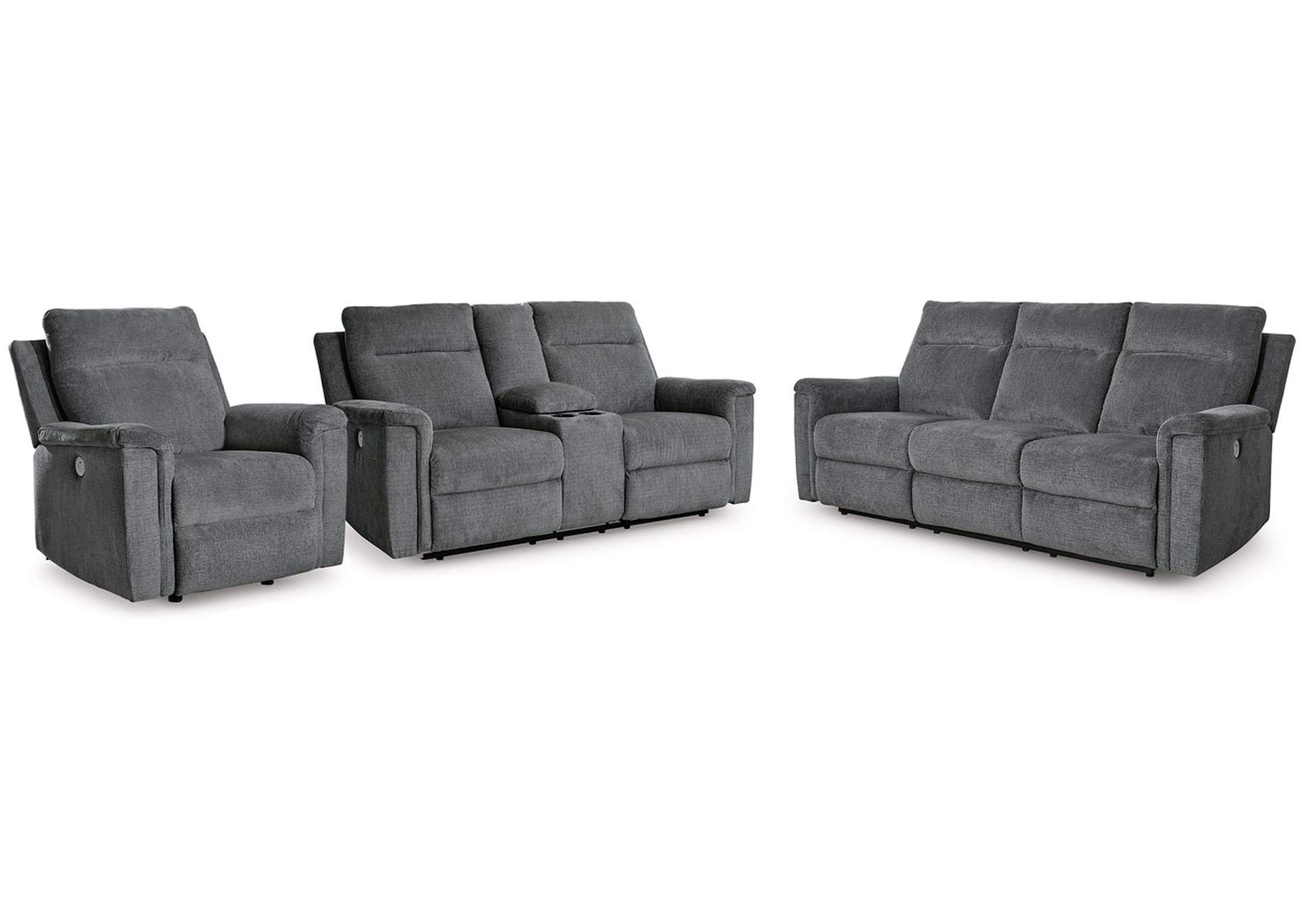 Barnsana Power Sofa, Loveseat and Recliner,Signature Design By Ashley