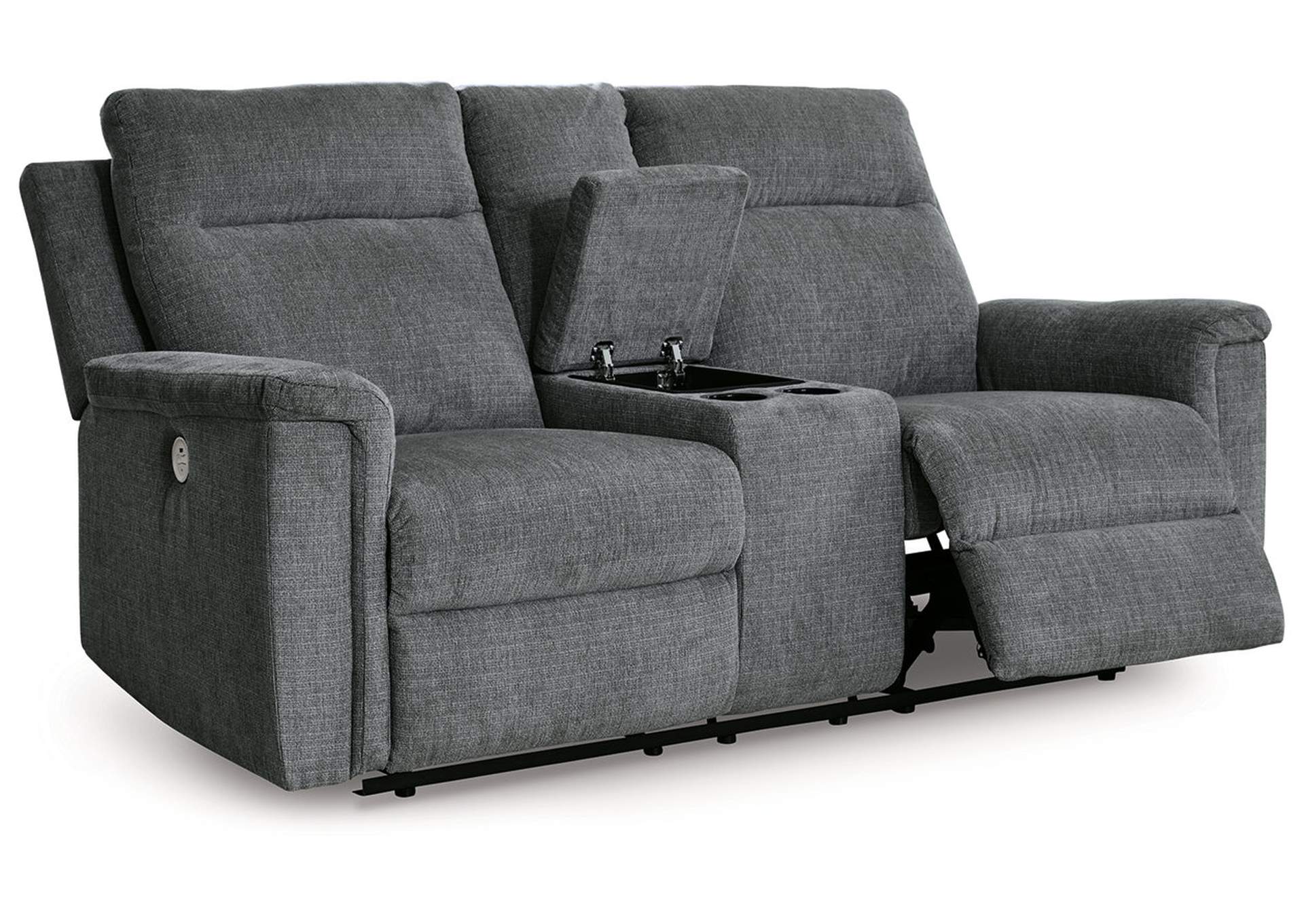 Barnsana Power Reclining Loveseat with Console,Signature Design By Ashley