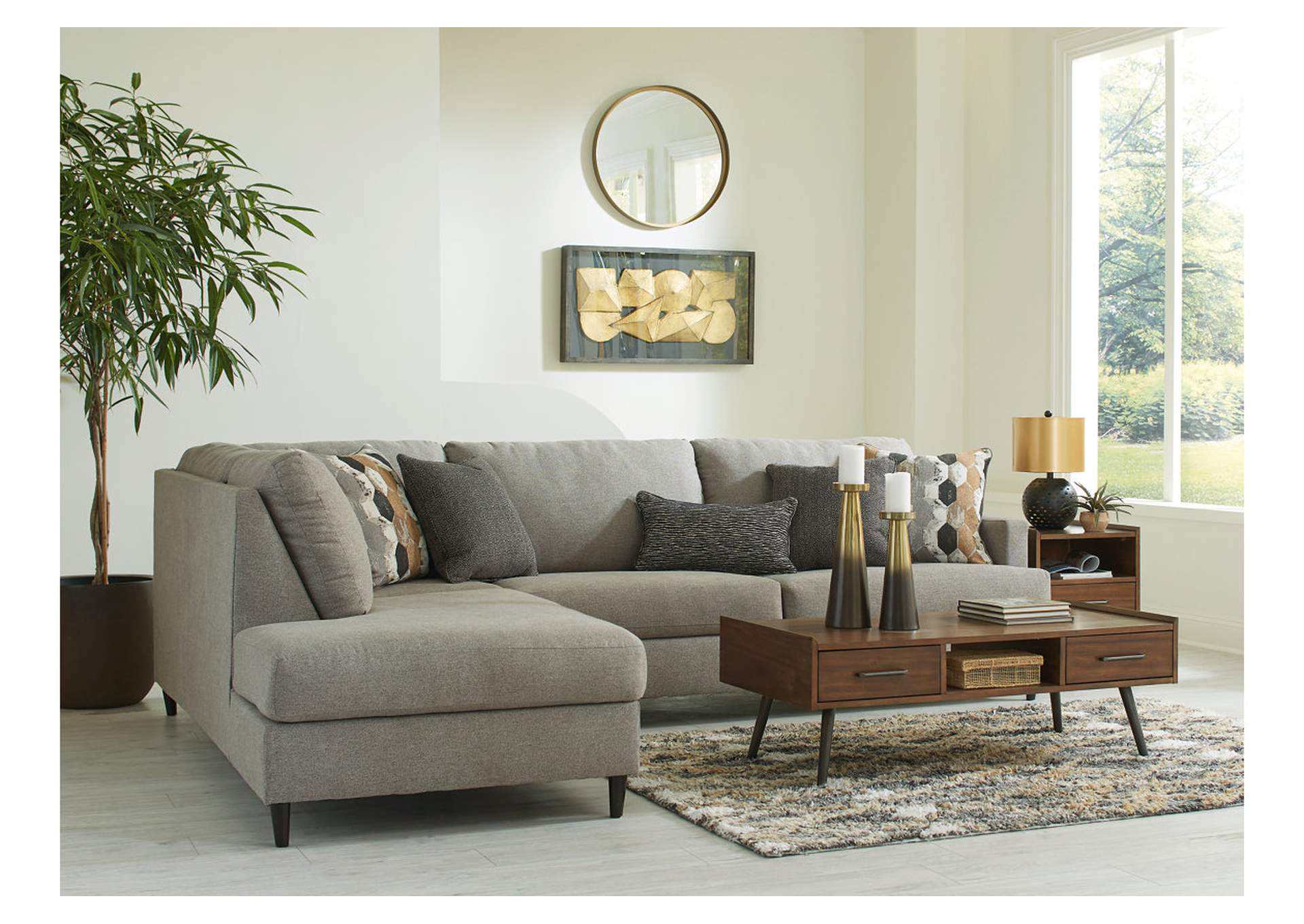 Santasia 2-Piece Sectional with Chaise,Ashley