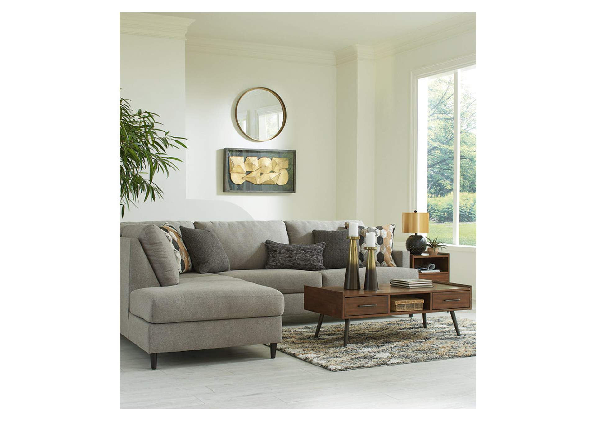 Santasia 2-Piece Sectional with Chaise,Ashley