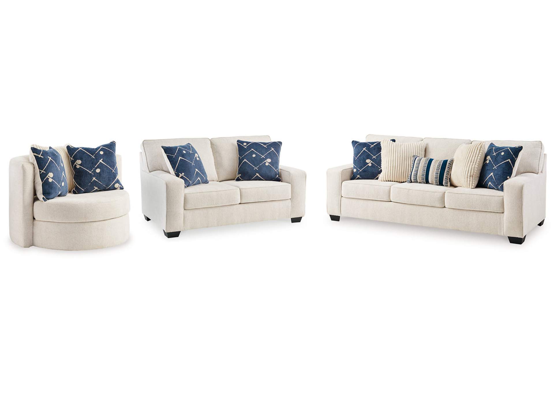 Padova Sofa, Loveseat and Chair,Ashley