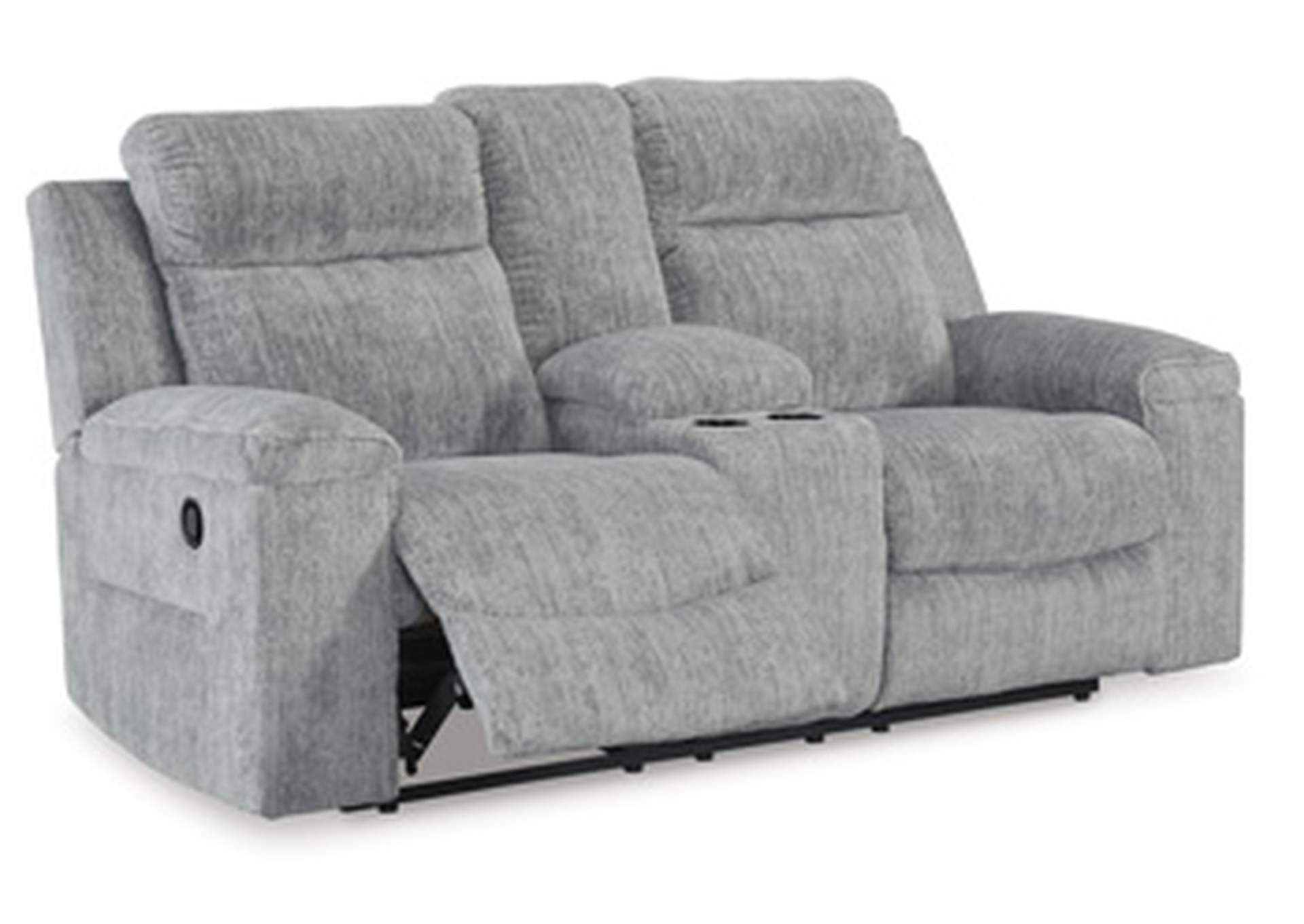 Buntington Reclining Loveseat with Console,Benchcraft