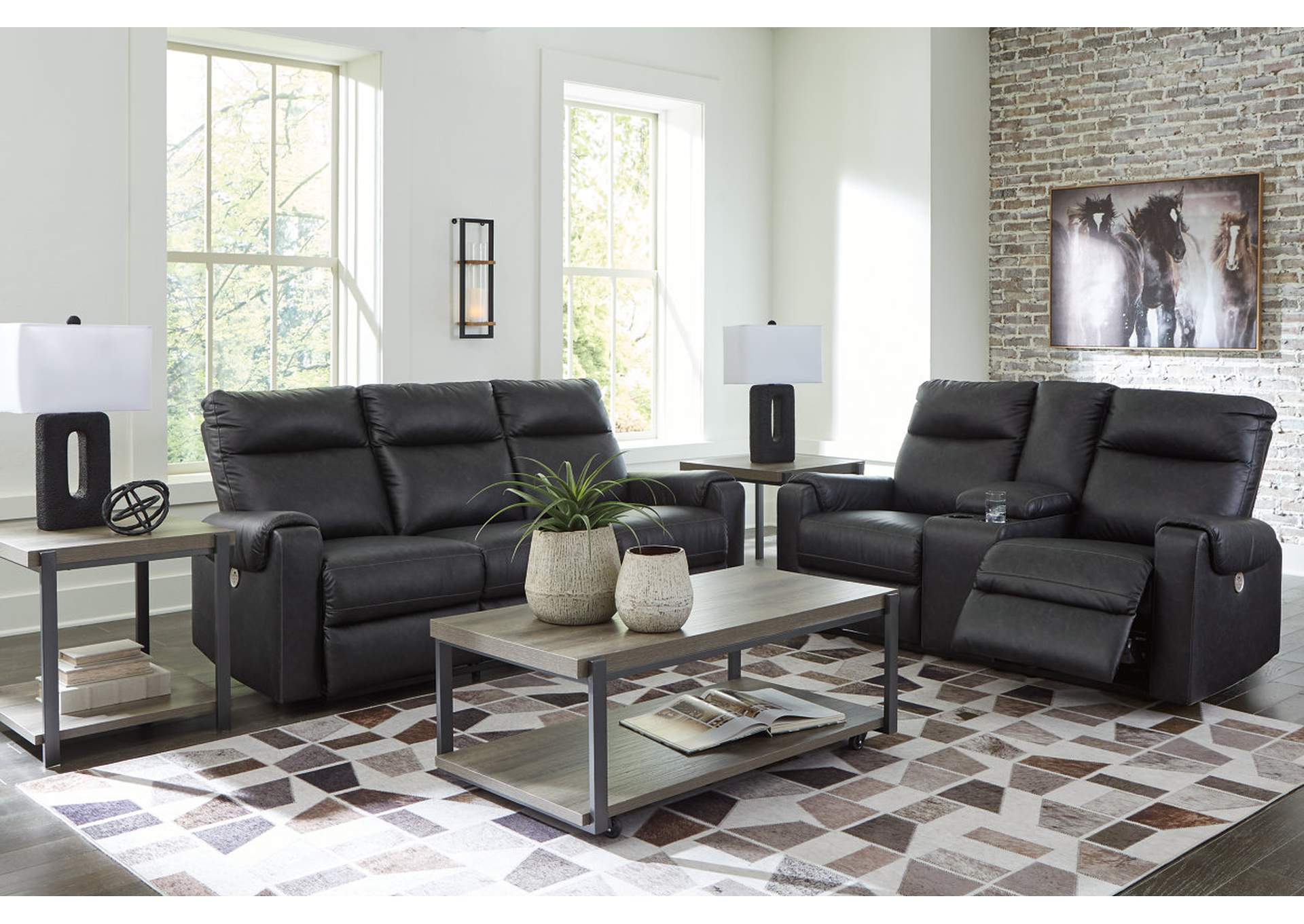 Axtellton Power Sofa and Loveseat,Signature Design By Ashley