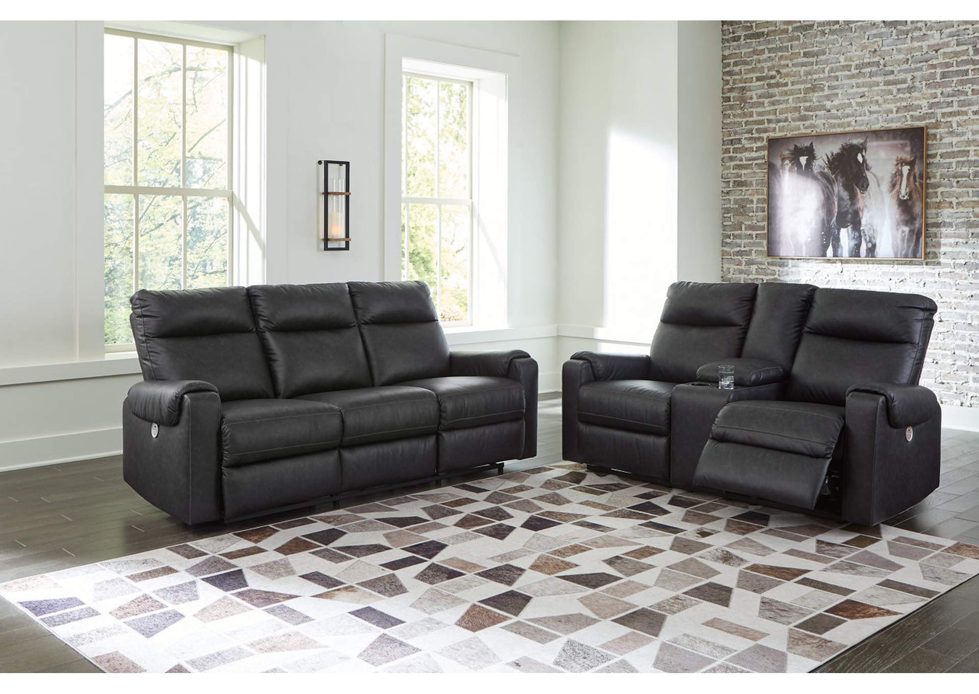 Axtellton Power Reclining Sofa and Loveseat,Signature Design By Ashley