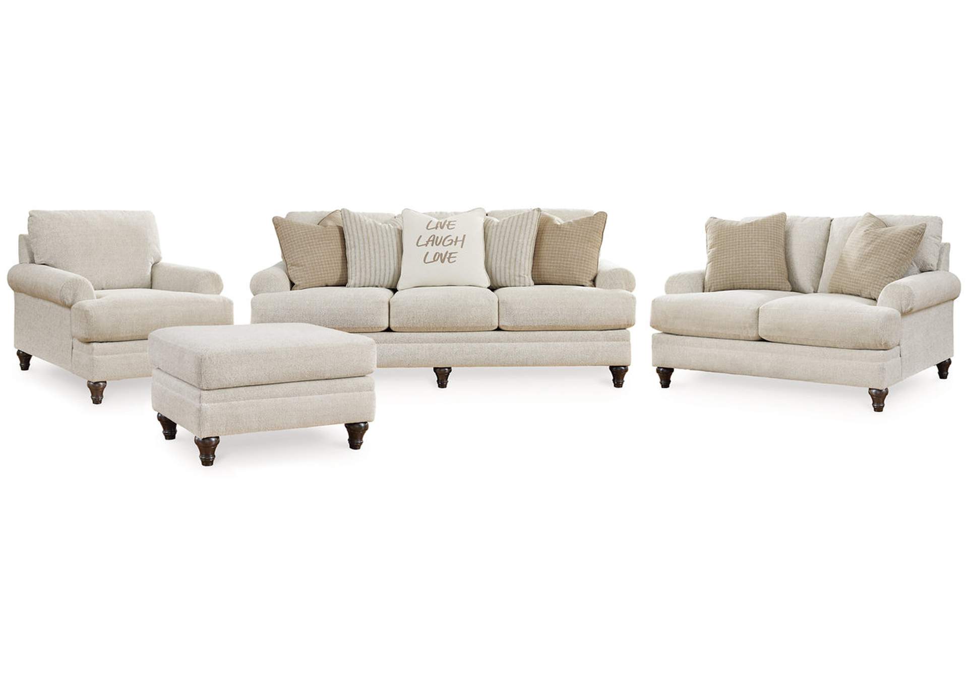 Valerani Sofa, Loveseat, Chair and Ottoman,Signature Design By Ashley